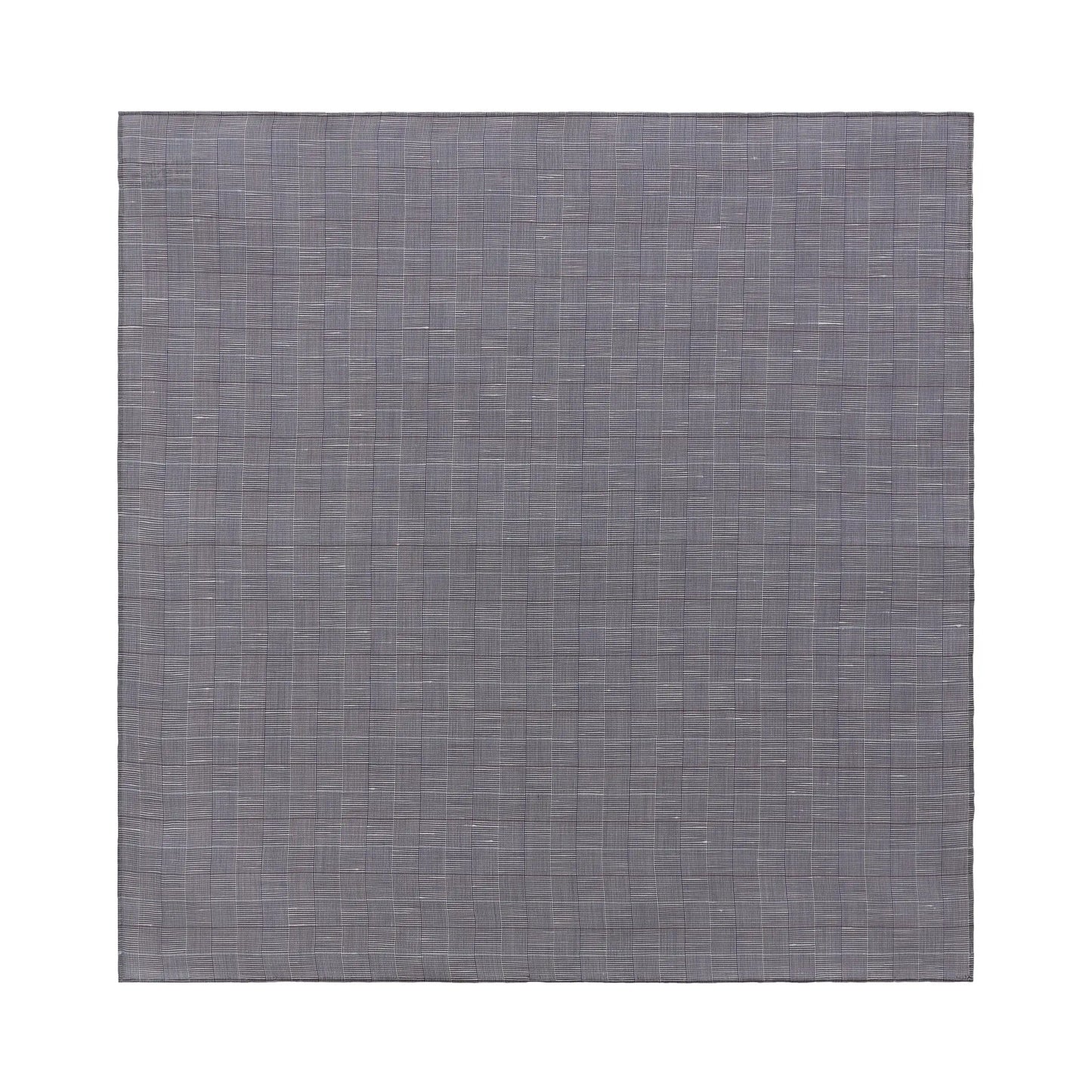 Checked Cotton-Blend Pocket Square in Brown