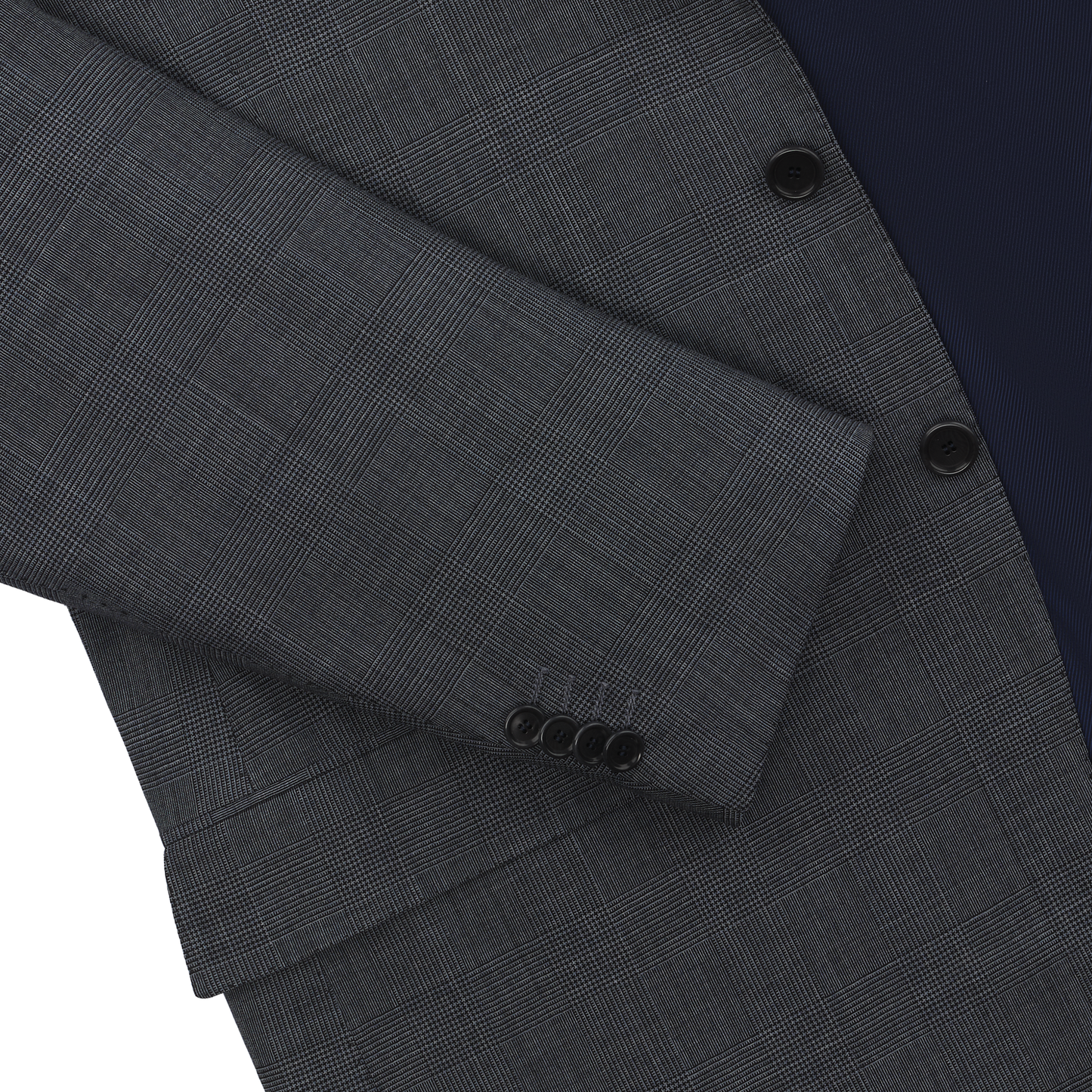 Cesare Attolini Single-Breasted Prince of Wales Checked Wool Suit - SARTALE