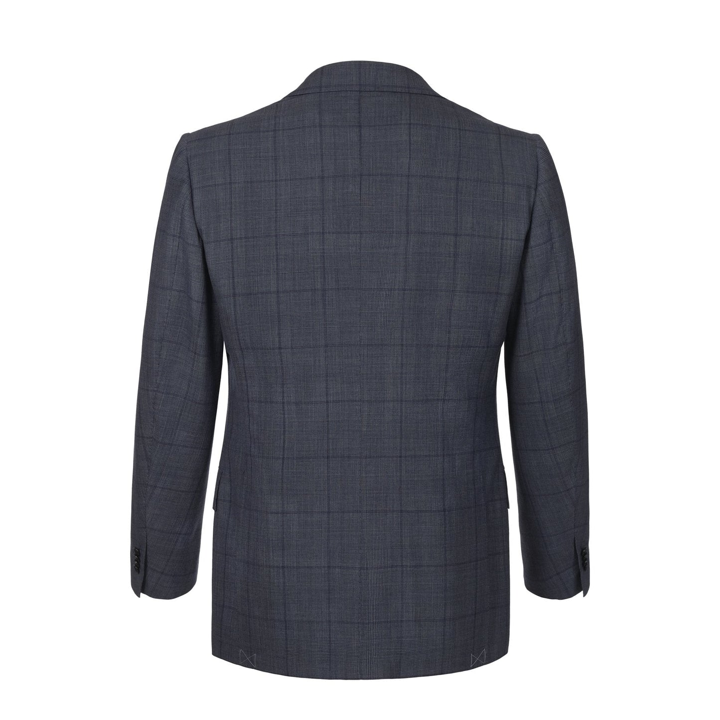 Cesare Attolini Three Pieces Glen-Check Wool and Cashmere-Blend Suit in Blue - SARTALE