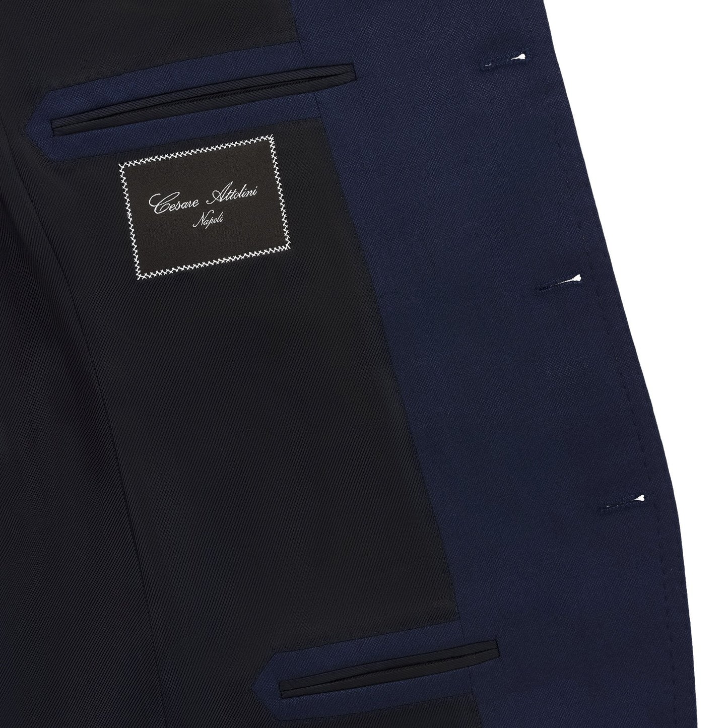 Single-Breasted Wool Club-Jacket in Dark Blue