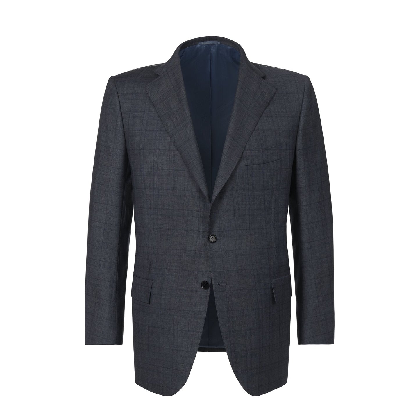 Cesare Attolini Single-Breasted Glen-Check Wool Suit - SARTALE