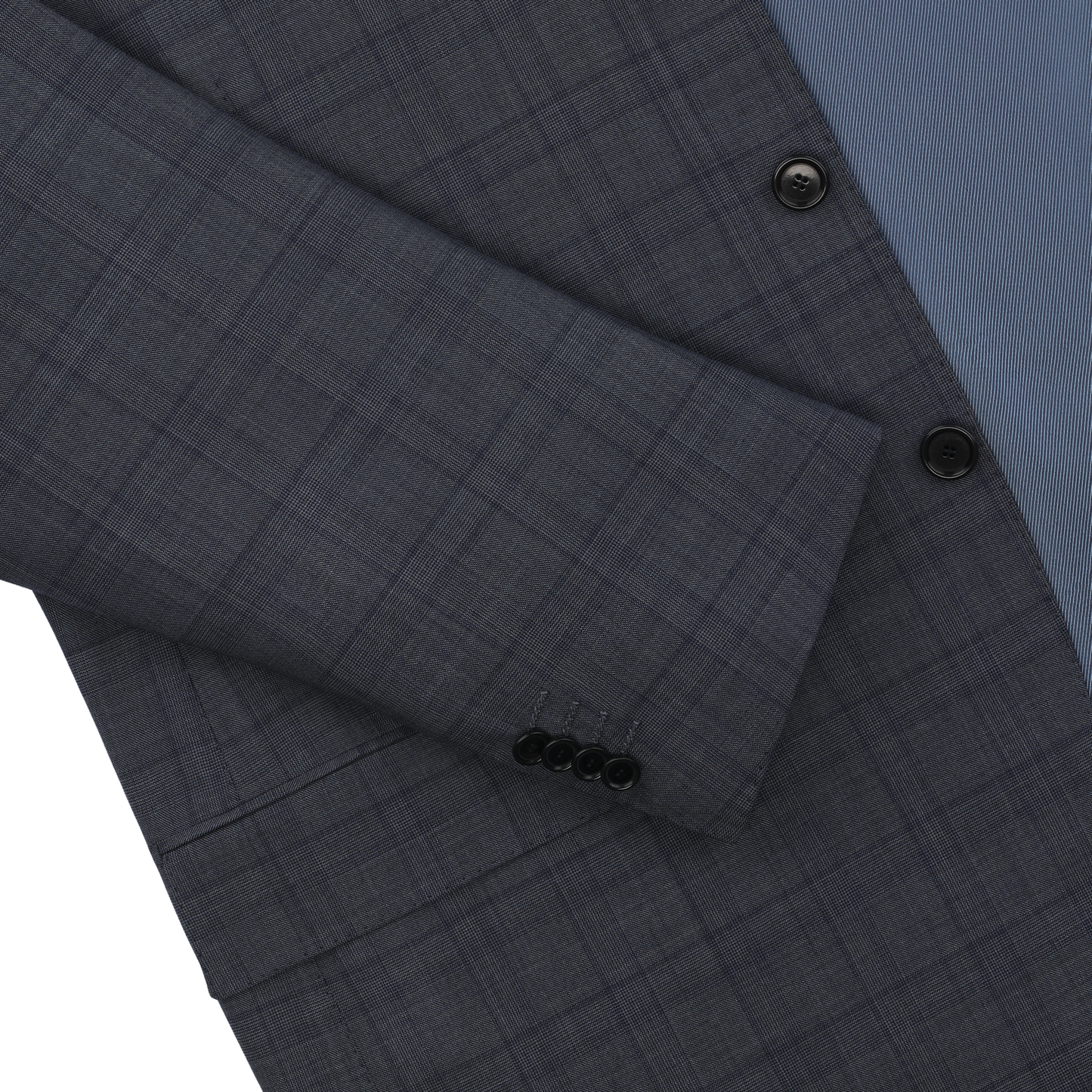 Cesare Attolini Single-Breasted Glen-Check Wool Suit - SARTALE