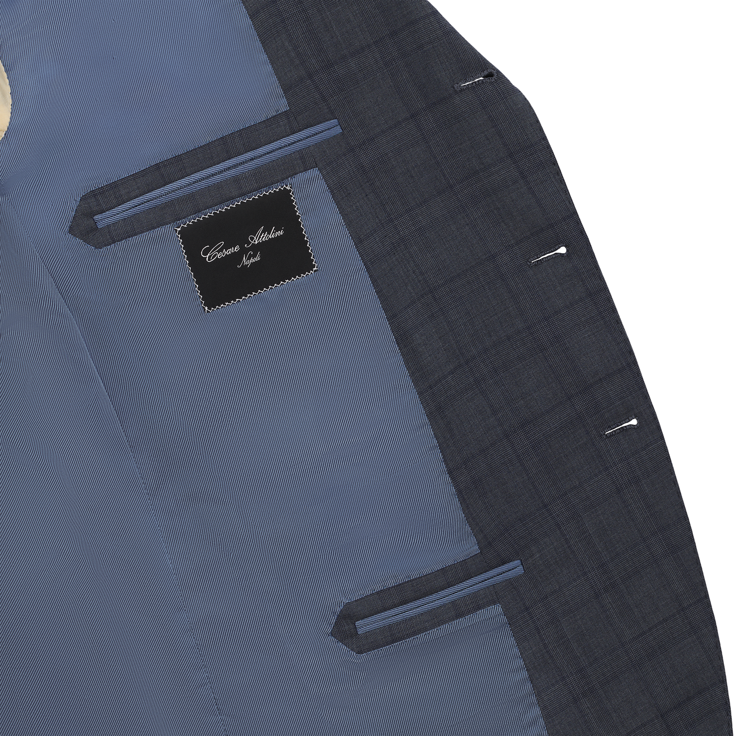 Cesare Attolini Single-Breasted Glen-Check Wool Suit - SARTALE