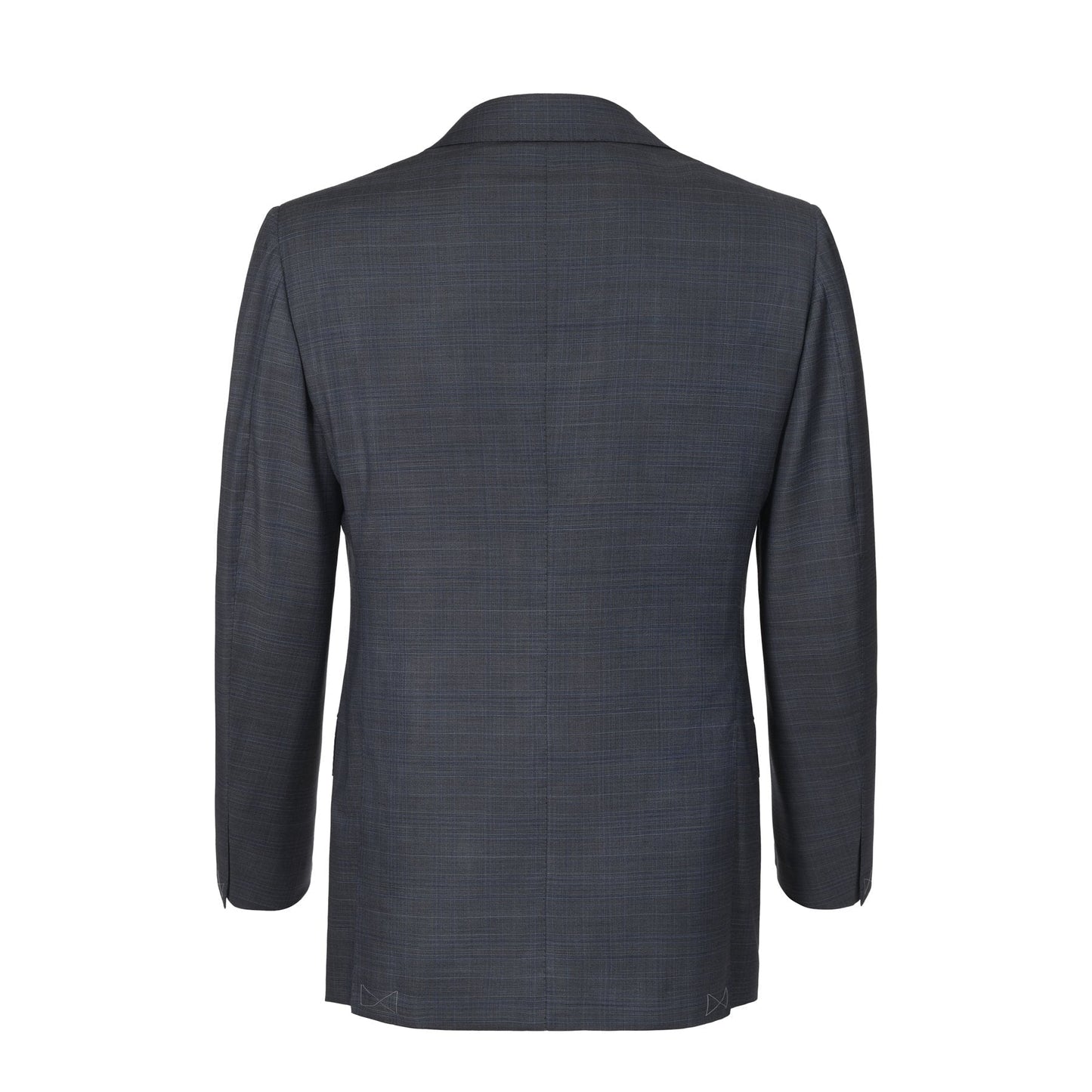 Cesare Attolini Single-Breasted Plaid-Check Wool and Silk-Blend Suit in Grey - SARTALE