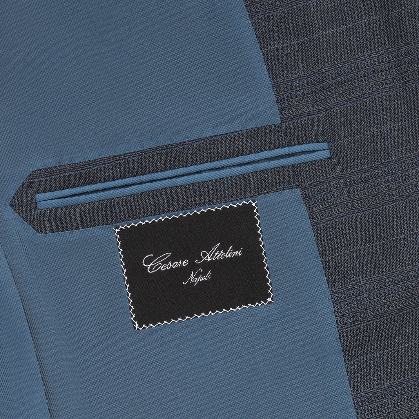 Cesare Attolini Single-Breasted Plaid-Check Wool and Silk-Blend Suit in Grey - SARTALE