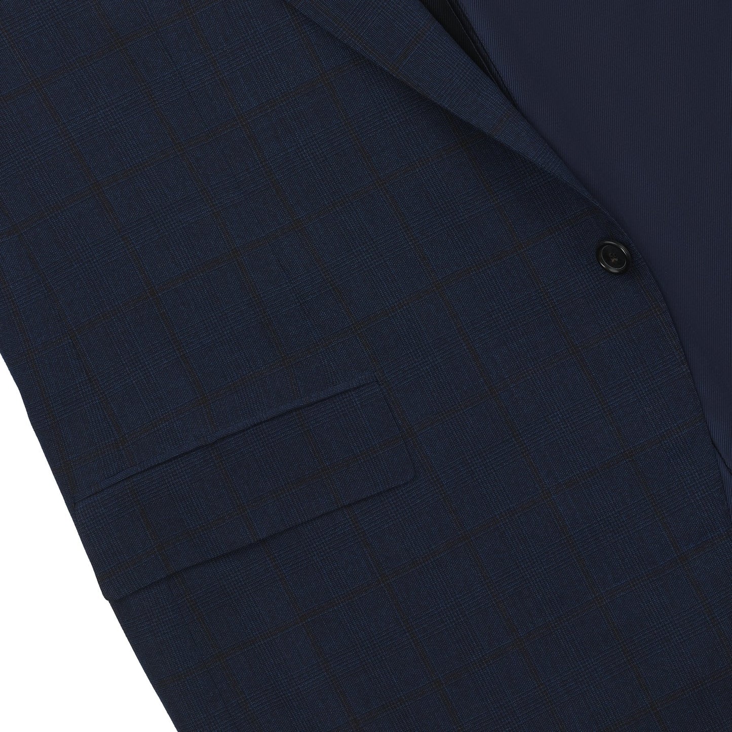 Cesare Attolini Single-Breasted Glen-Check Wool and Cashmere-Blend Suit in Dark Blue - SARTALE