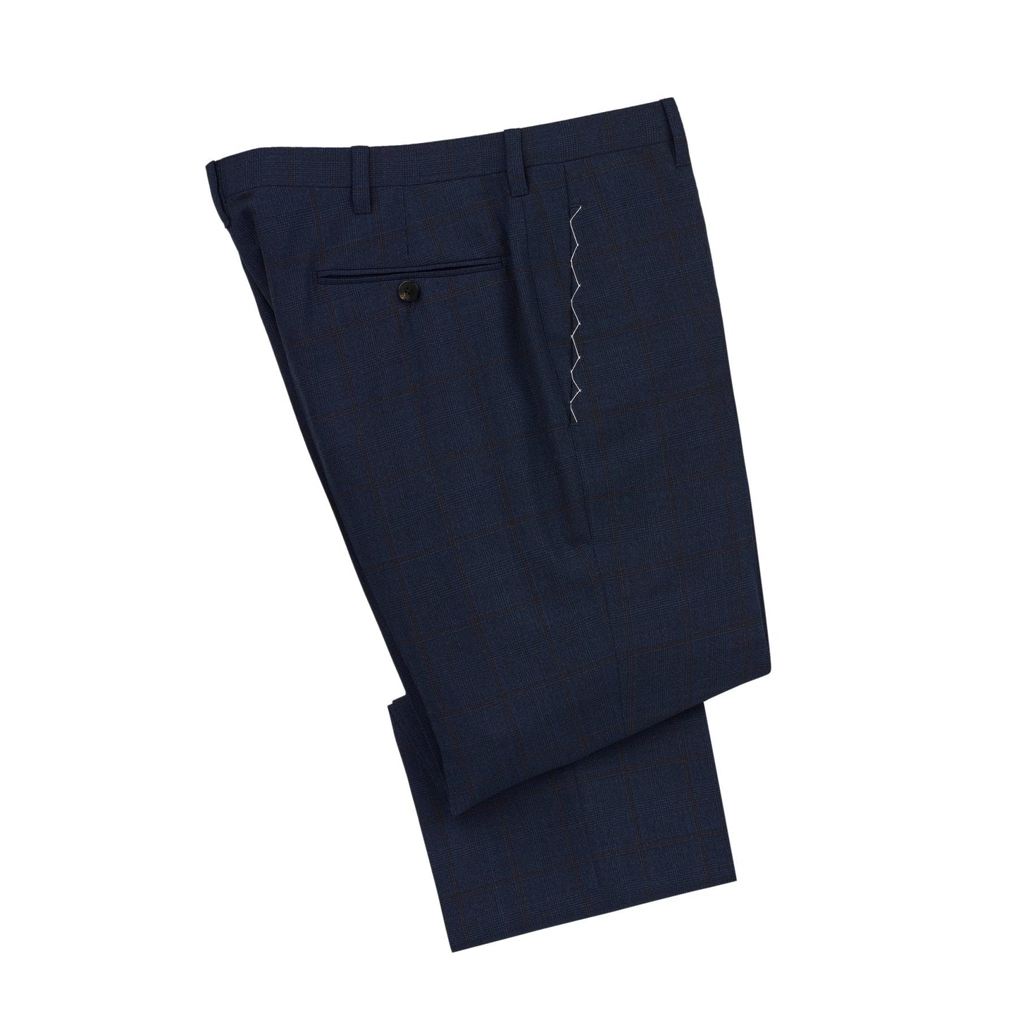 Cesare Attolini Single-Breasted Glen-Check Wool and Cashmere-Blend Suit in Dark Blue - SARTALE