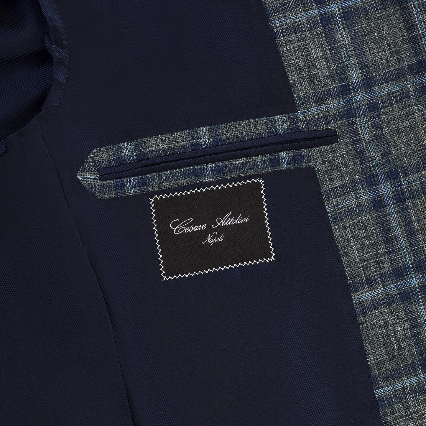 Cesare Attolini Single-Breasted Plaid-Check Wool, Silk and Linen-Blend Jacket in Green - SARTALE