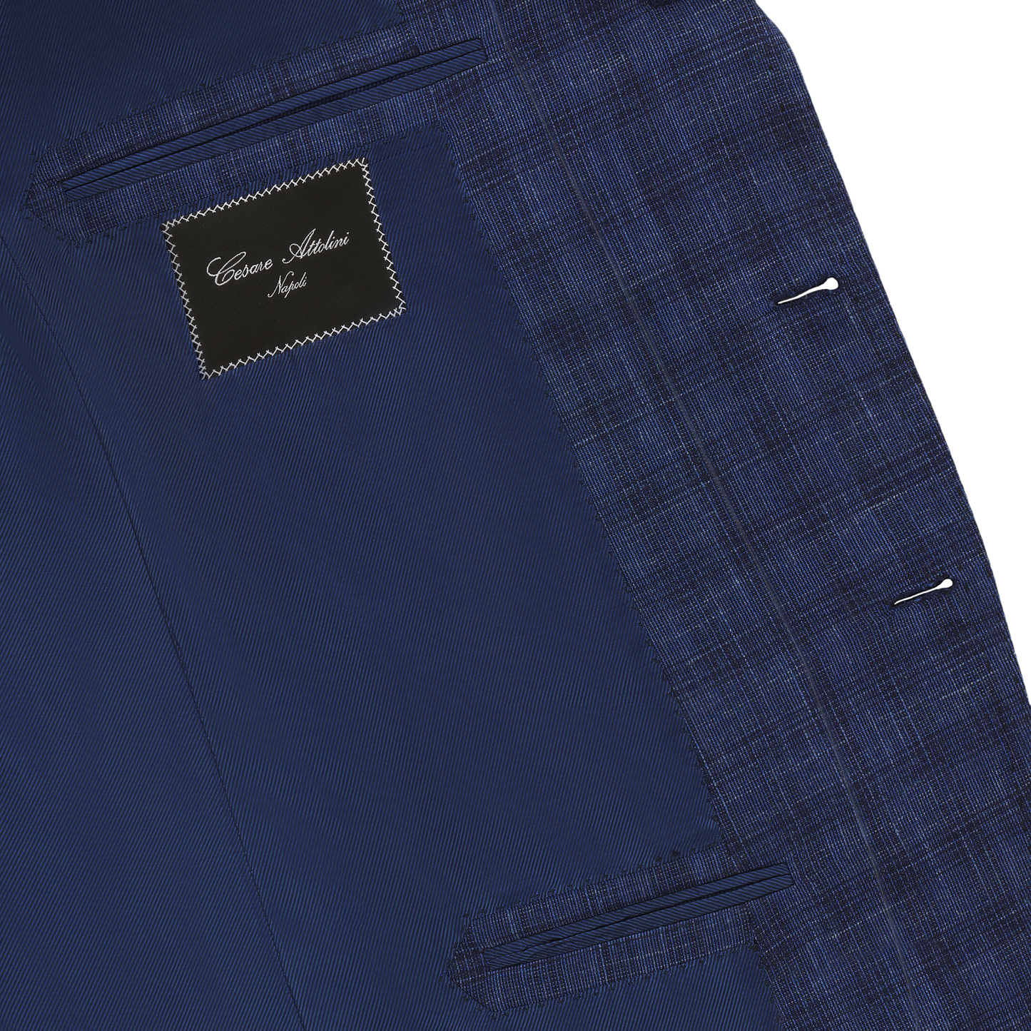 Cesare Attolini Single-Breasted Unstructured Checked Wool and Silk-Blend Suit in Blue - SARTALE