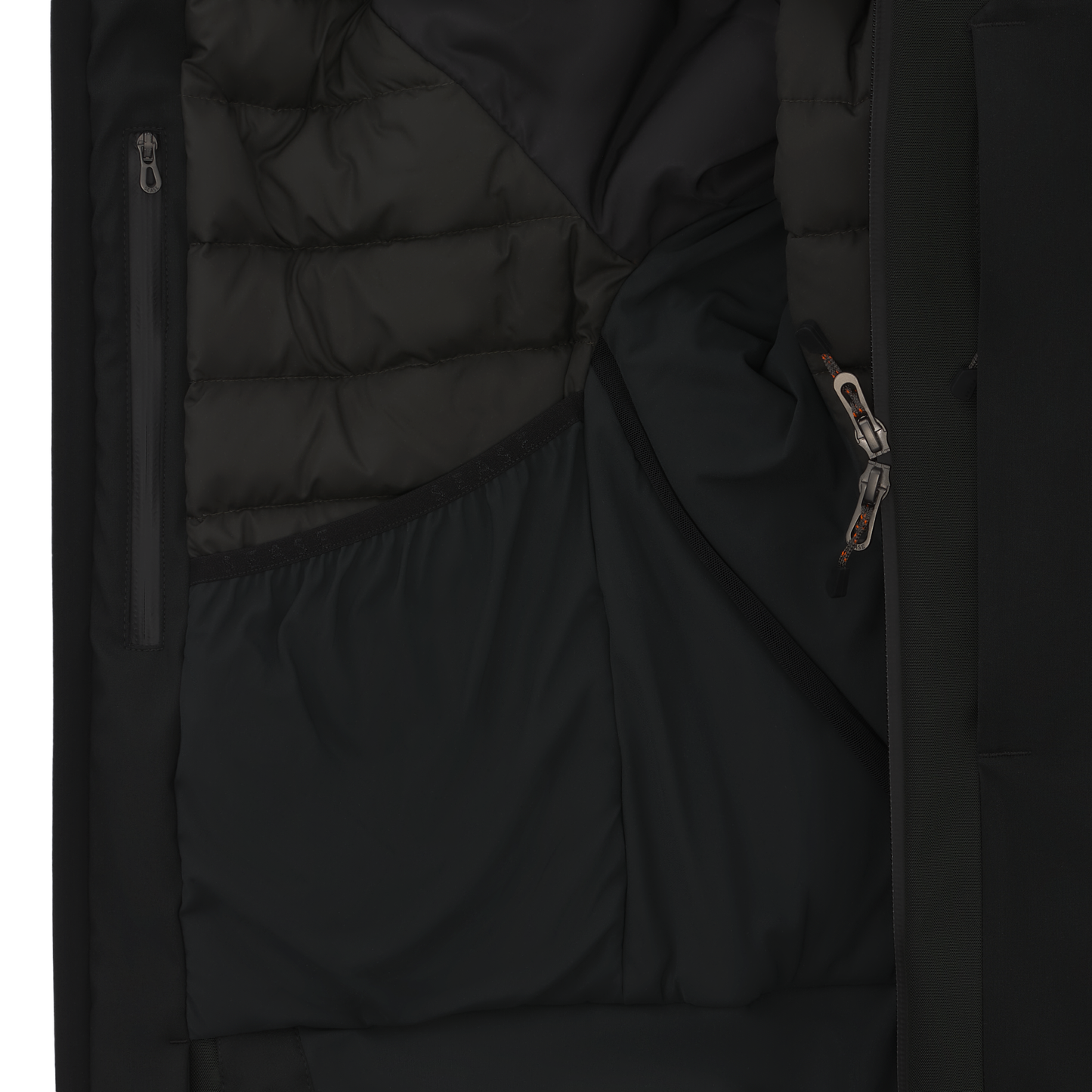 Sease Insulated Stretch Wool and Nylon Hooded Ski Jacket in Bottle Green - SARTALE