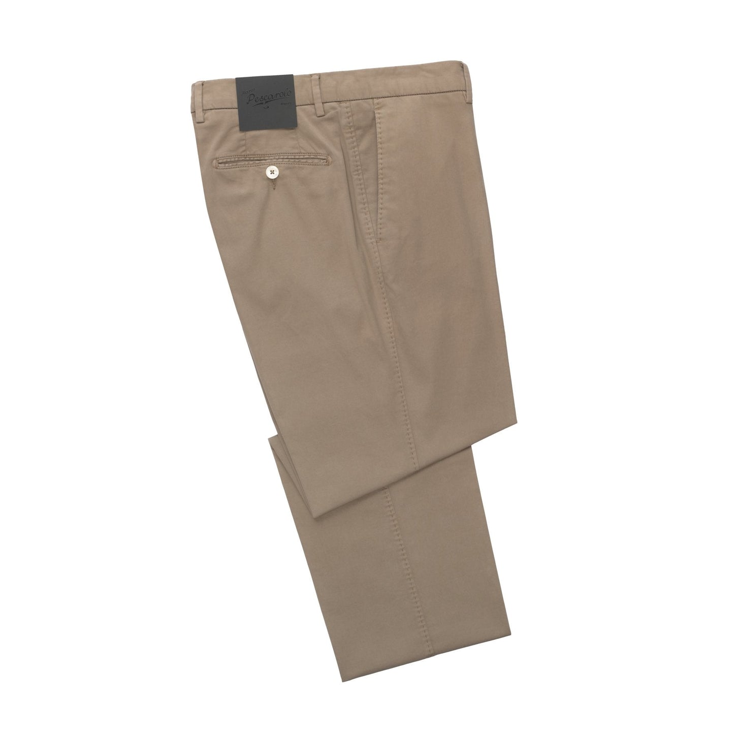 Marco Pescarolo Slim-Fit Cotton-Blend Trousers in Light Brown - SARTALE