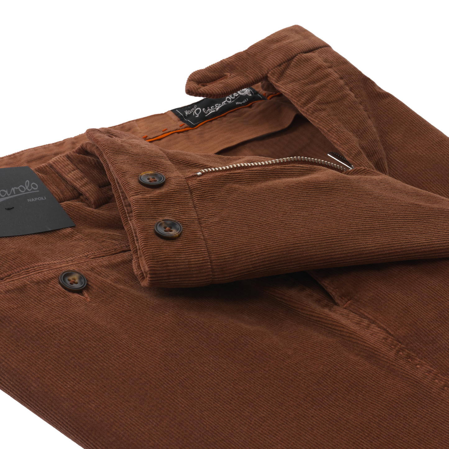 Marco Pescarolo Slim-Fit Stretch-Cotton and Cashmere-Blend Velvet Trousers in Brown - SARTALE