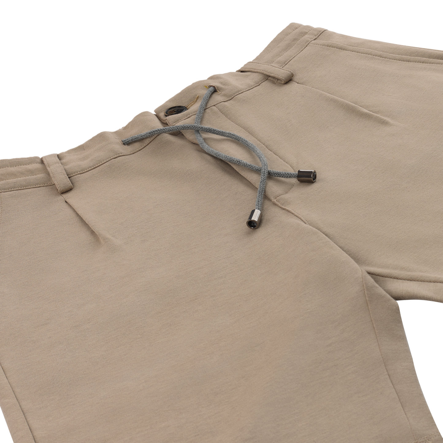 Luigi Borrelli Stretch-Cotton Bermuda Shorts in Beige - SARTALE