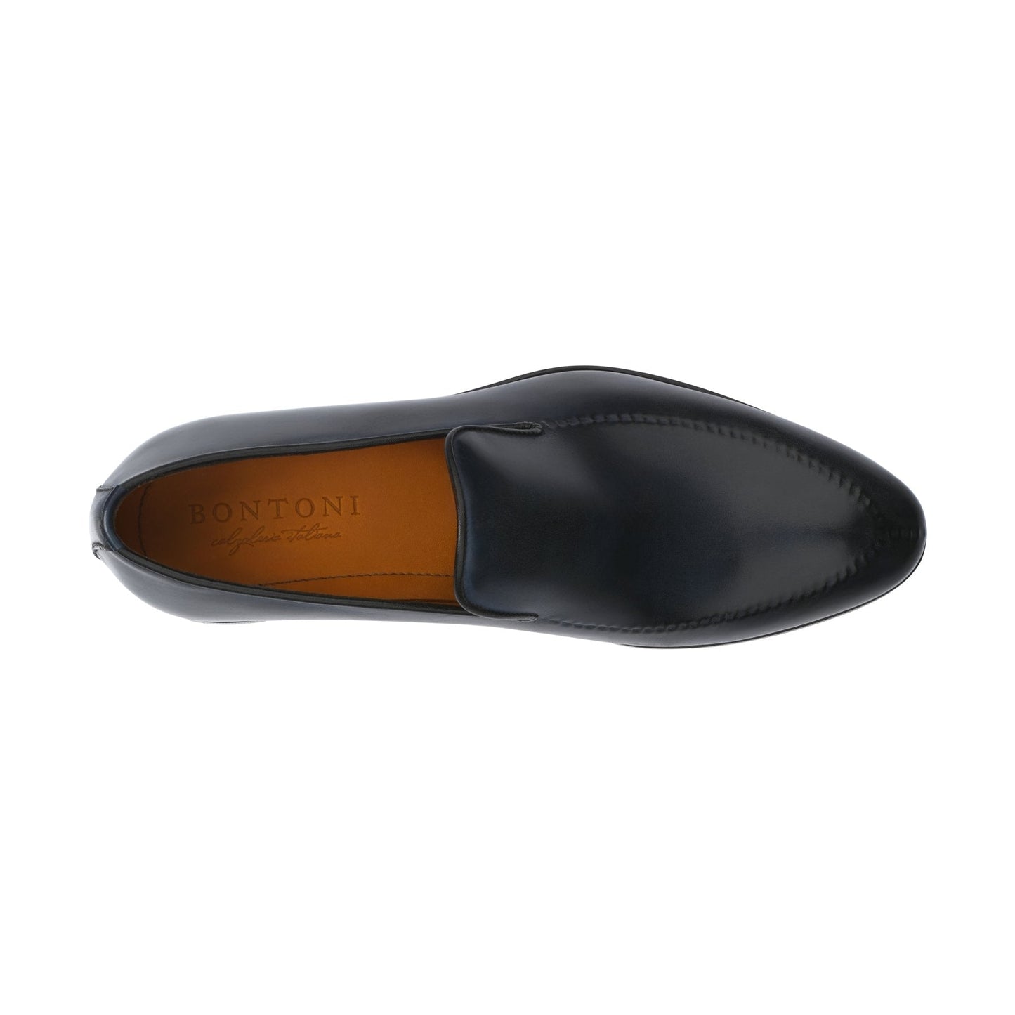 Bontoni "Sallustio" Wholecut Slip-On Loafer with Reverse Stitched Details - SARTALE