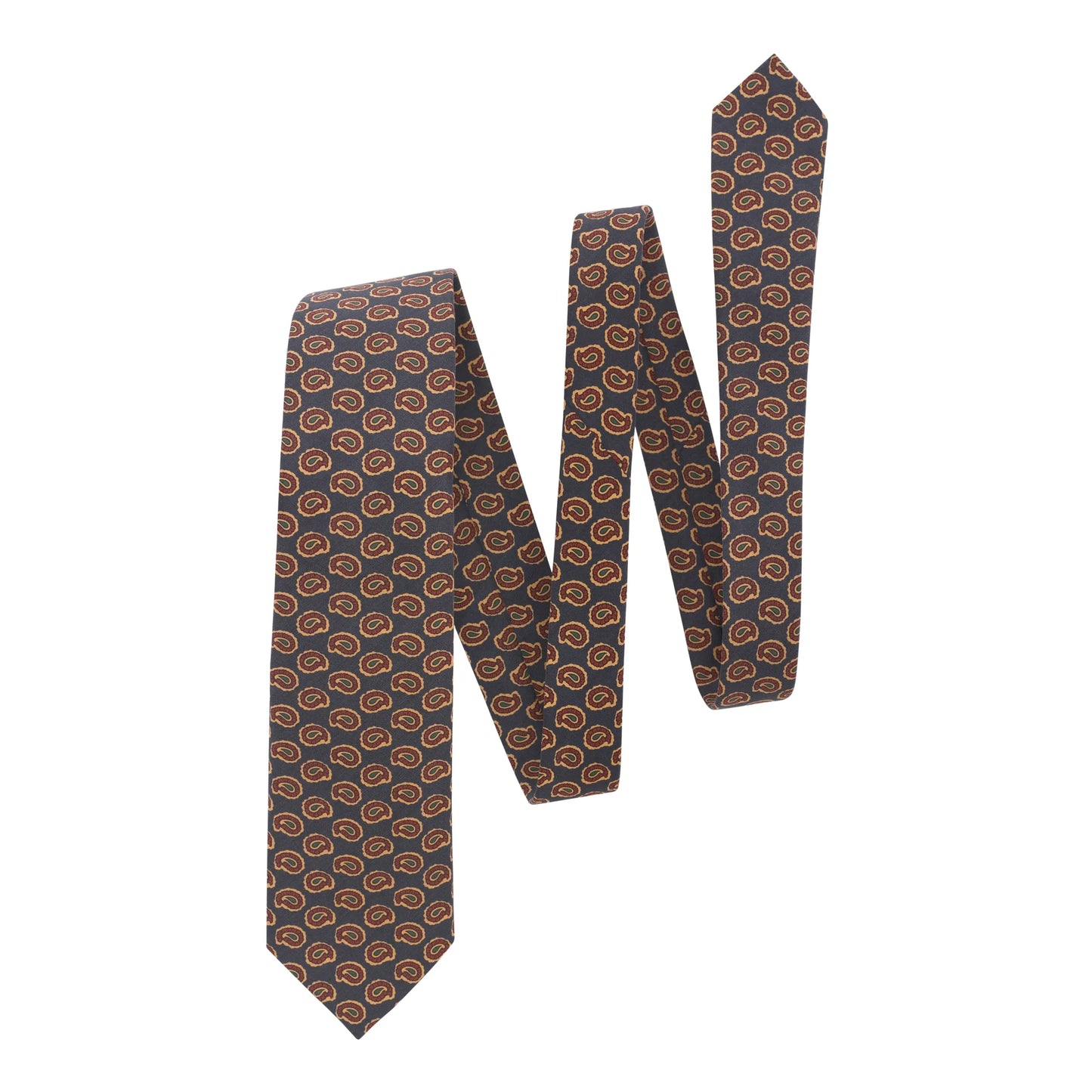 Paisley Printed Silk Tie