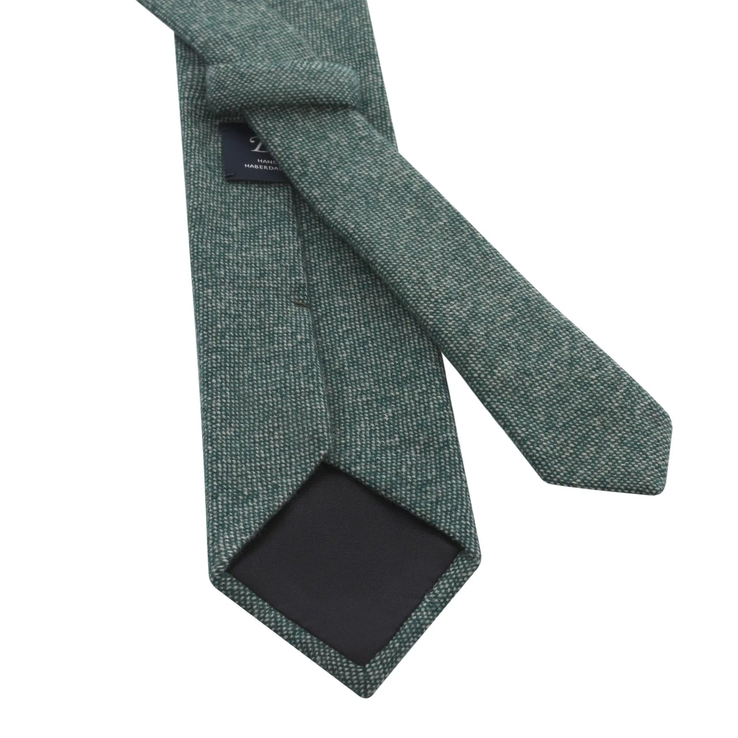 Woven Cashmere Mint Green Tie