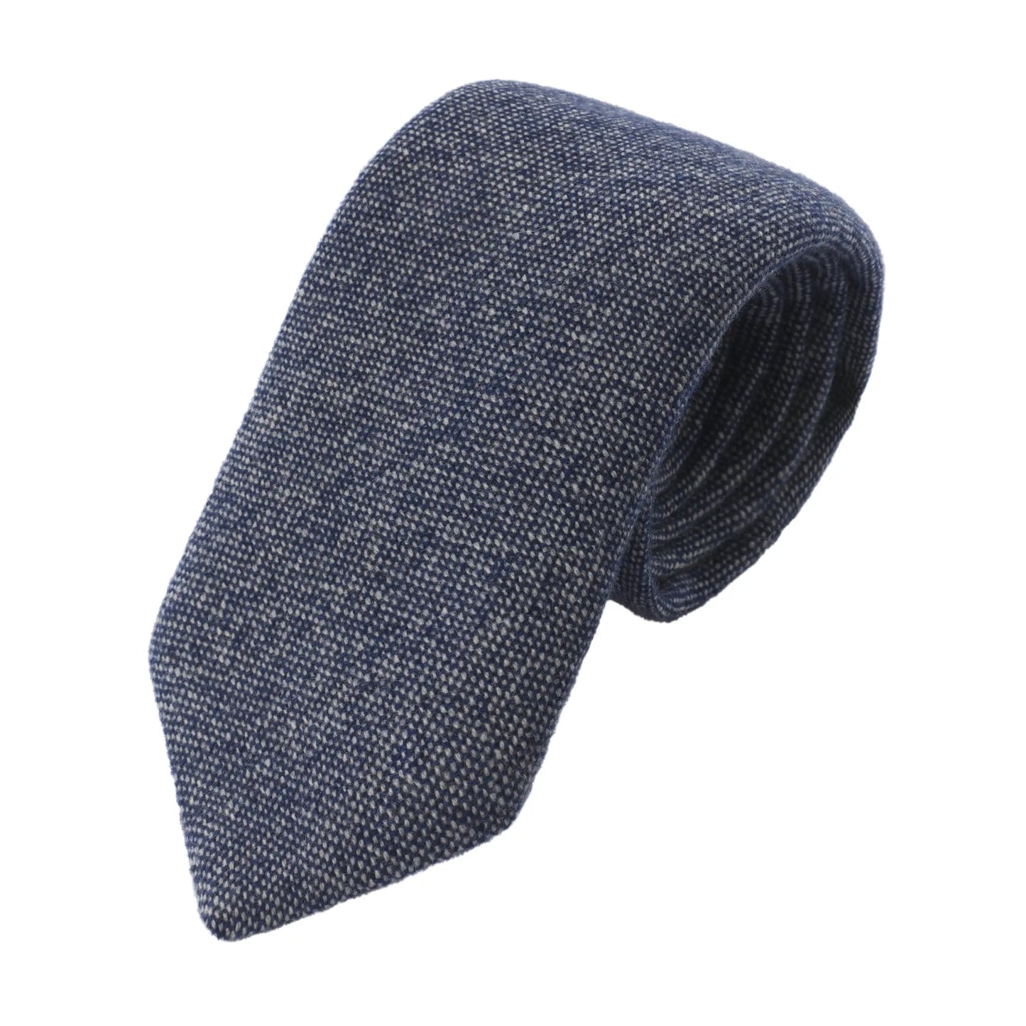 Woven Cashmere Blue Tie
