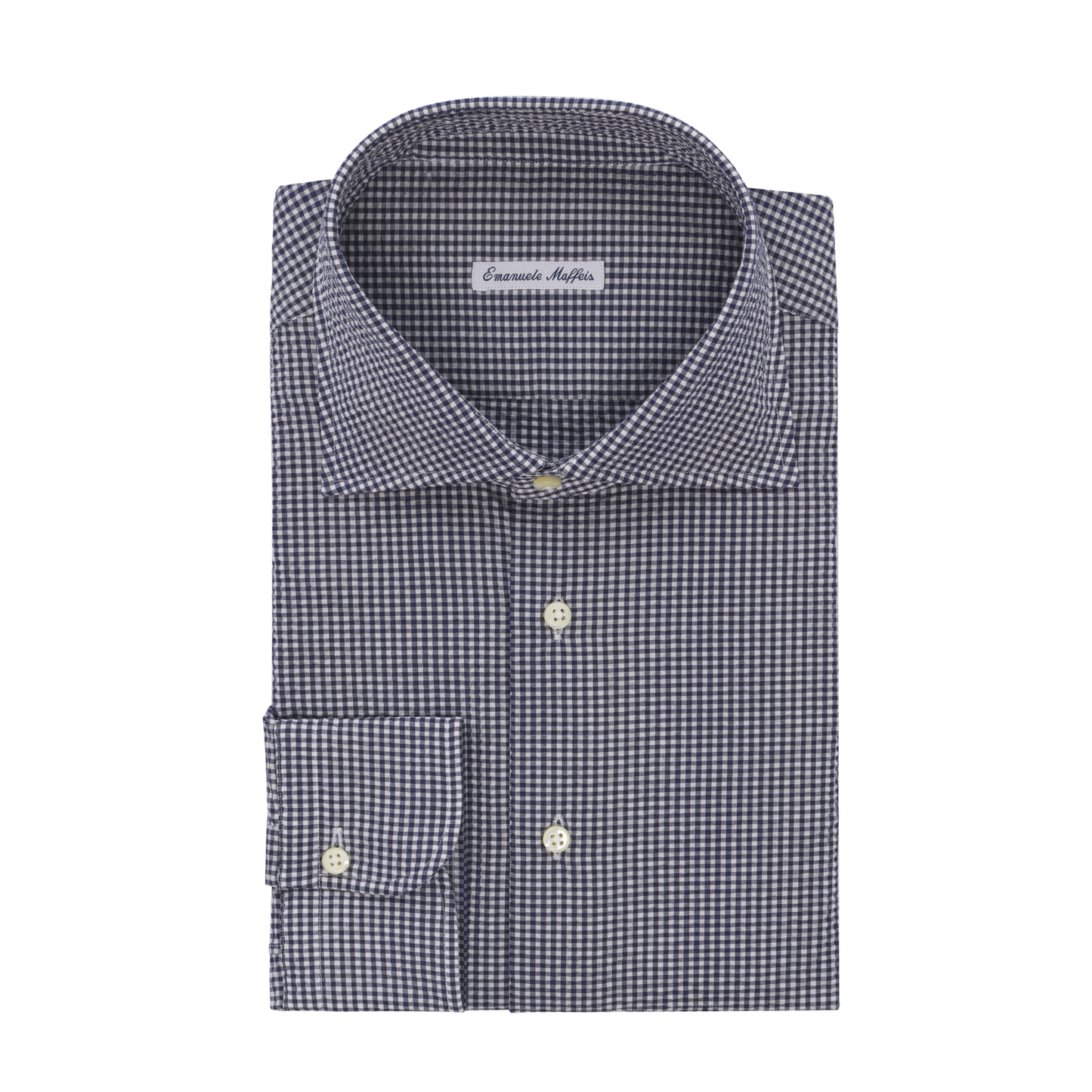 Stretch-Cotton Checked Shirt