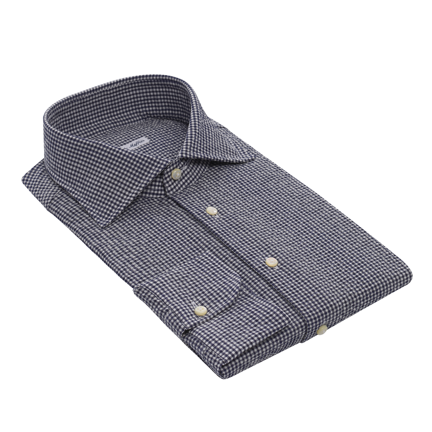 Stretch-Cotton Checked Shirt