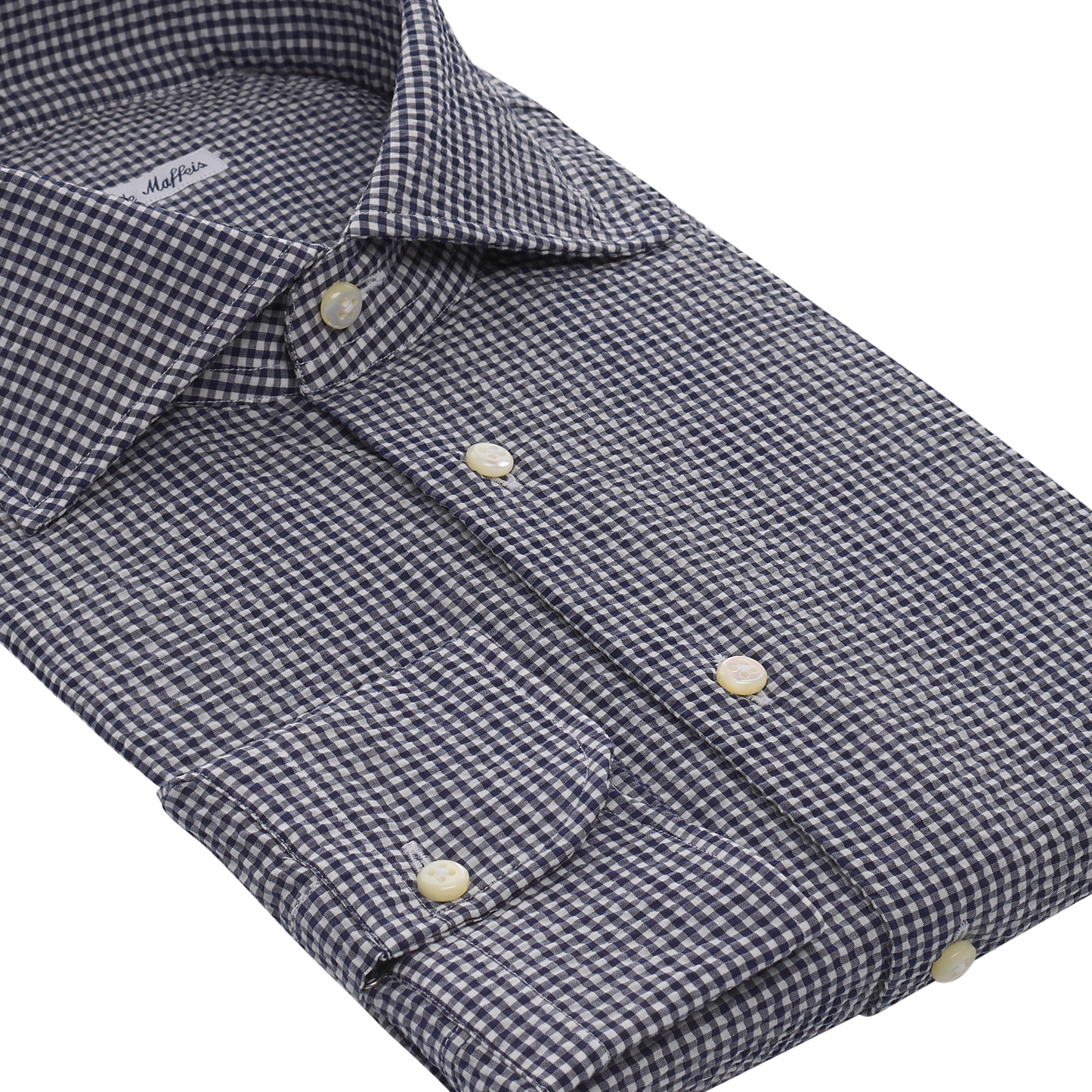 Stretch-Cotton Checked Shirt
