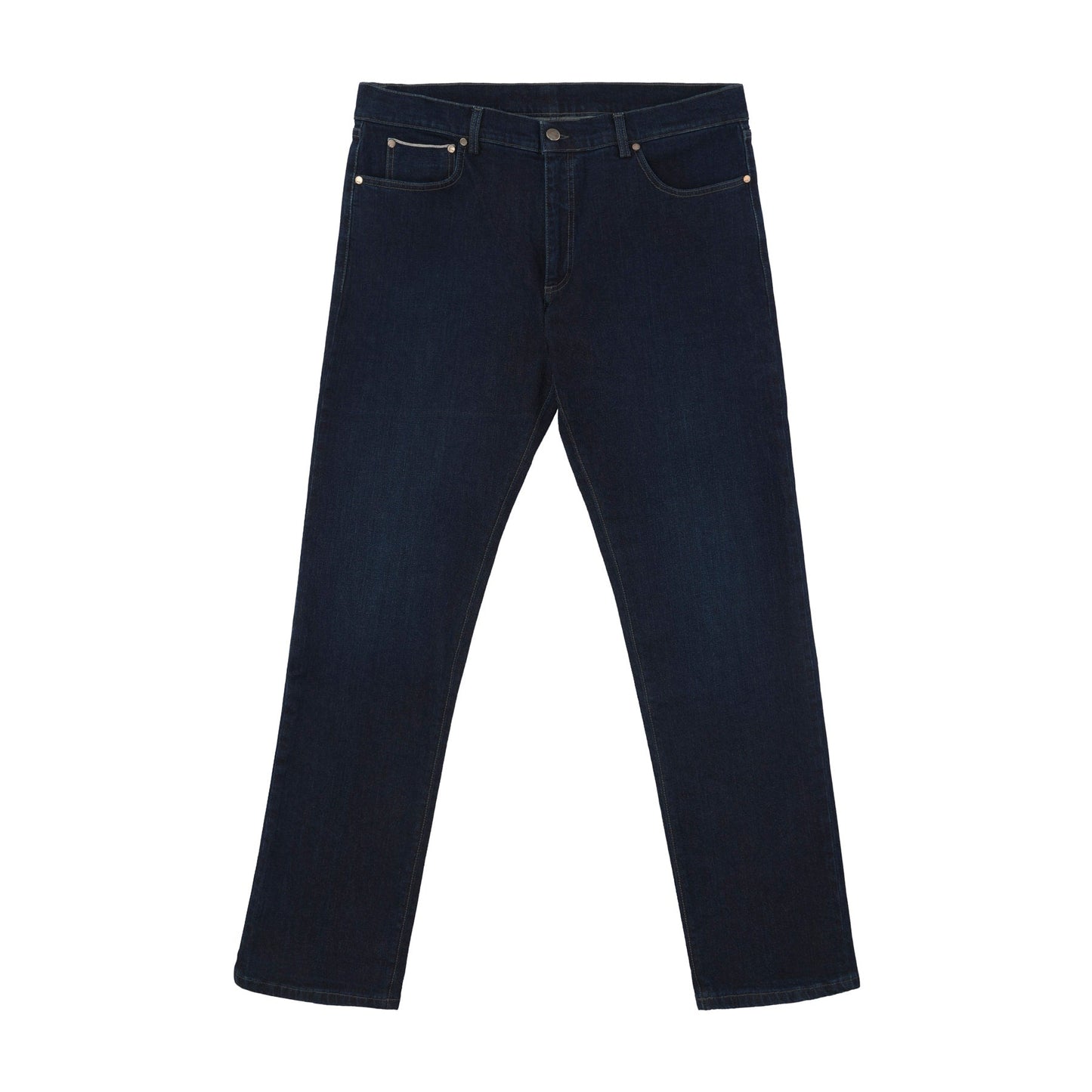 Cesare Attolini Regular-Fit Stretch-Cotton Denim Blue Jeans - SARTALE