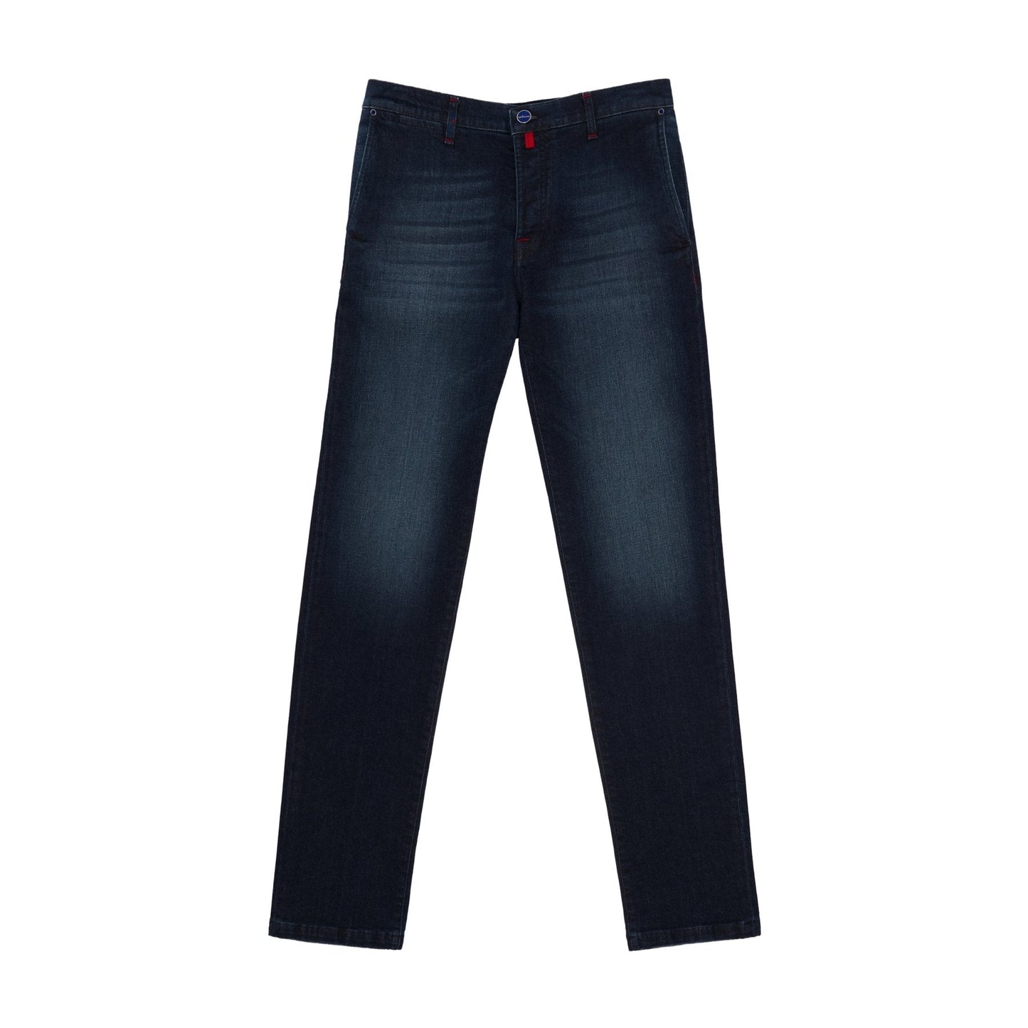 Kiton Slim-Fit Stretch-Cotton Jeans in Dark Blue - SARTALE