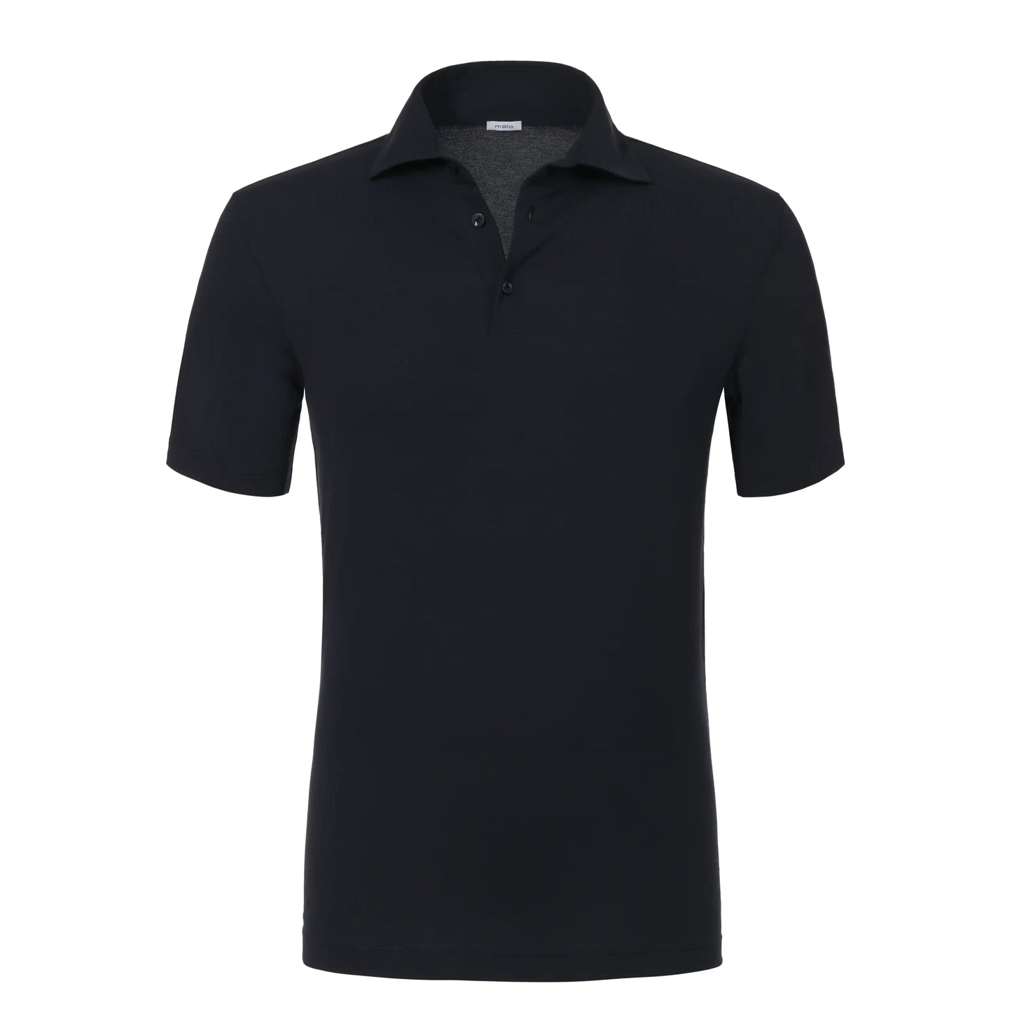 Stretch-Cotton Jersey Polo Shirt in Dark Blue