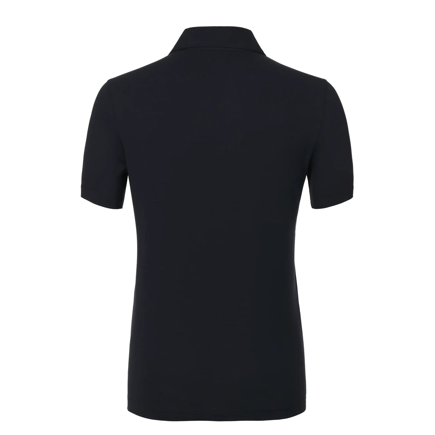 Stretch-Cotton Jersey Polo Shirt in Dark Blue