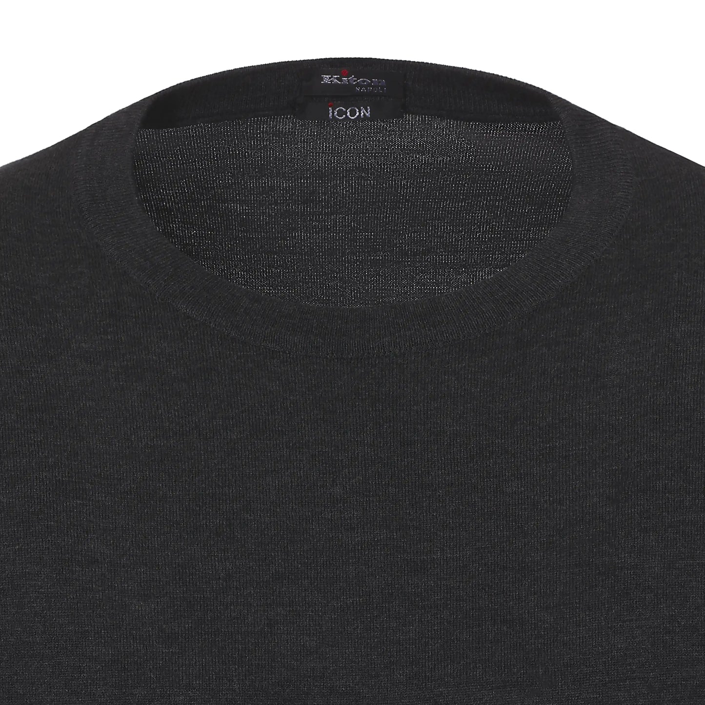 Cotton T-Shirt Sweater in Grey Melange