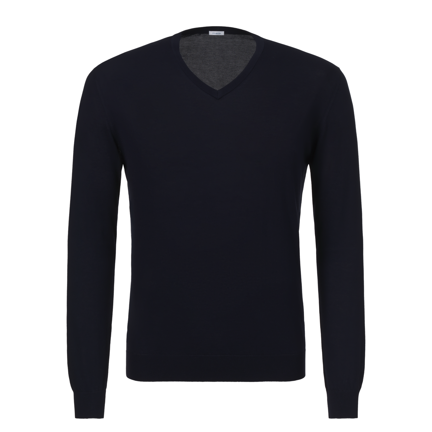 V-Neck Long Sleeve in Blue