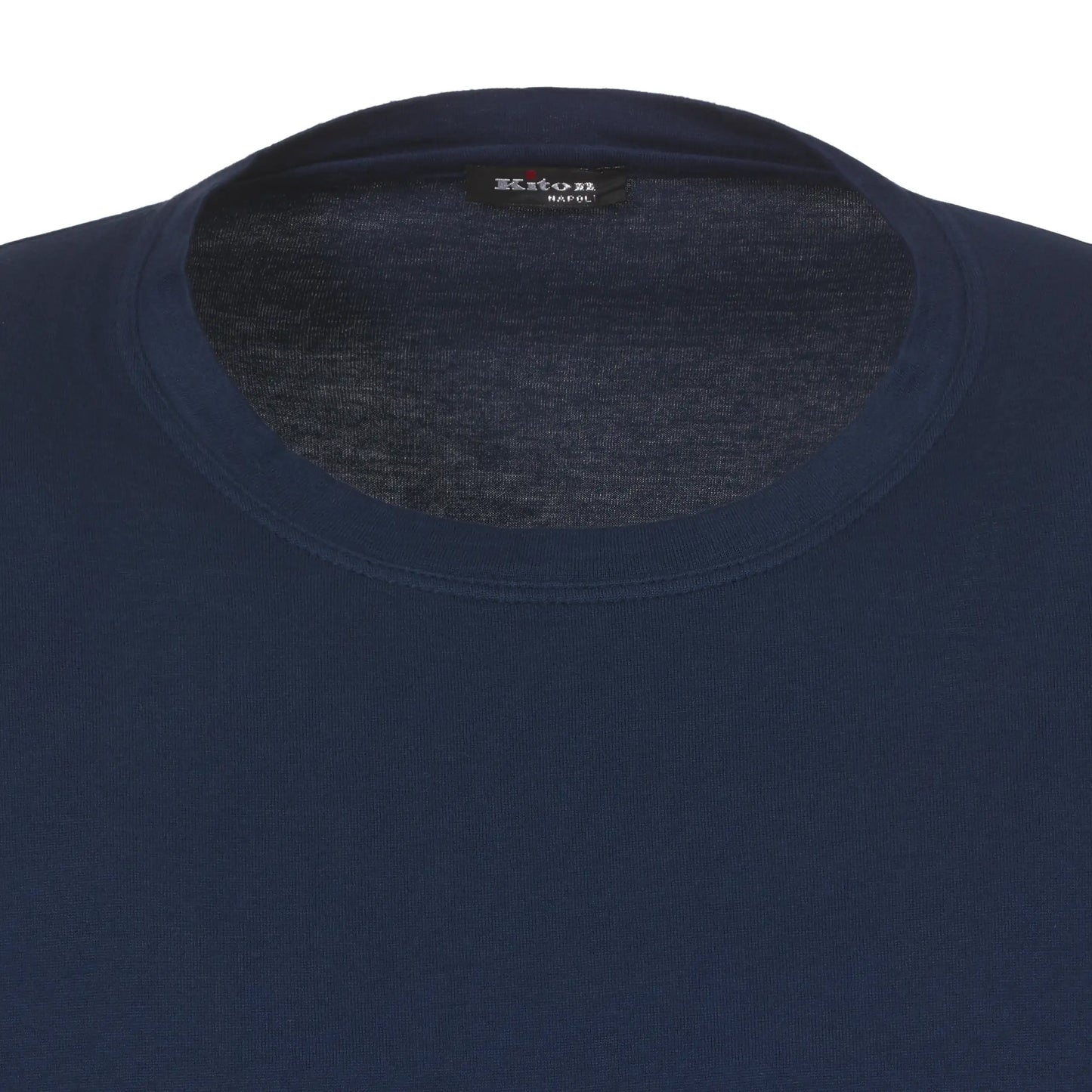 Cotton-Blend T-Shirt in Dark Blue