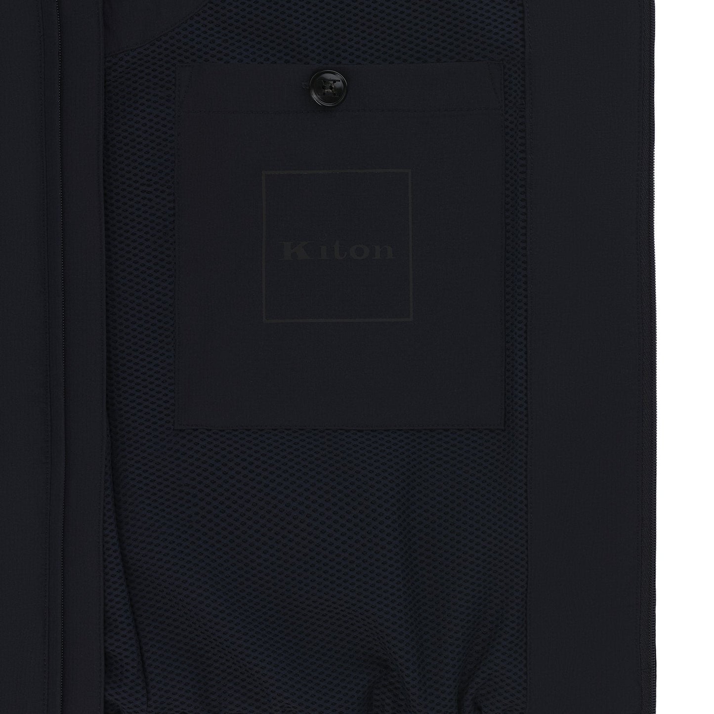 Kiton Hooded Sport Vest in Dark Blue - SARTALE