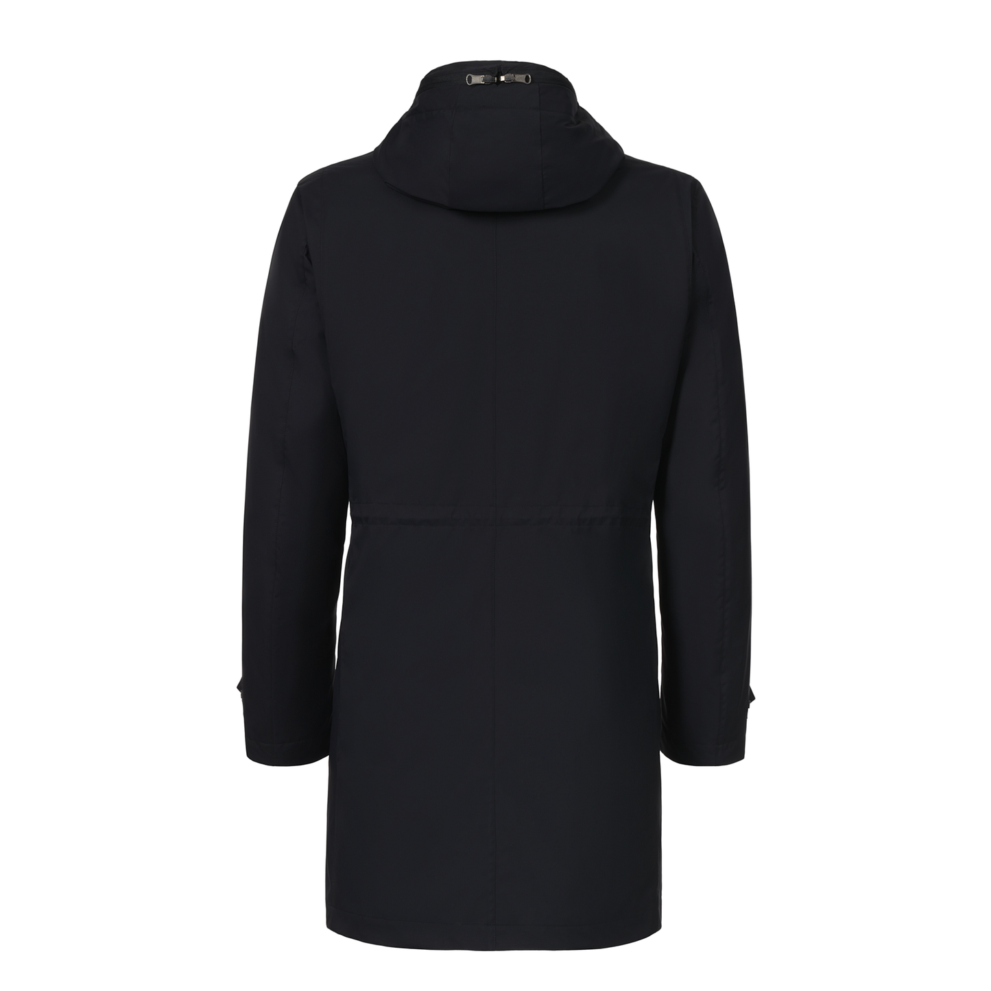 Kiton Padded Hooded Parka in Dark Blue - SARTALE