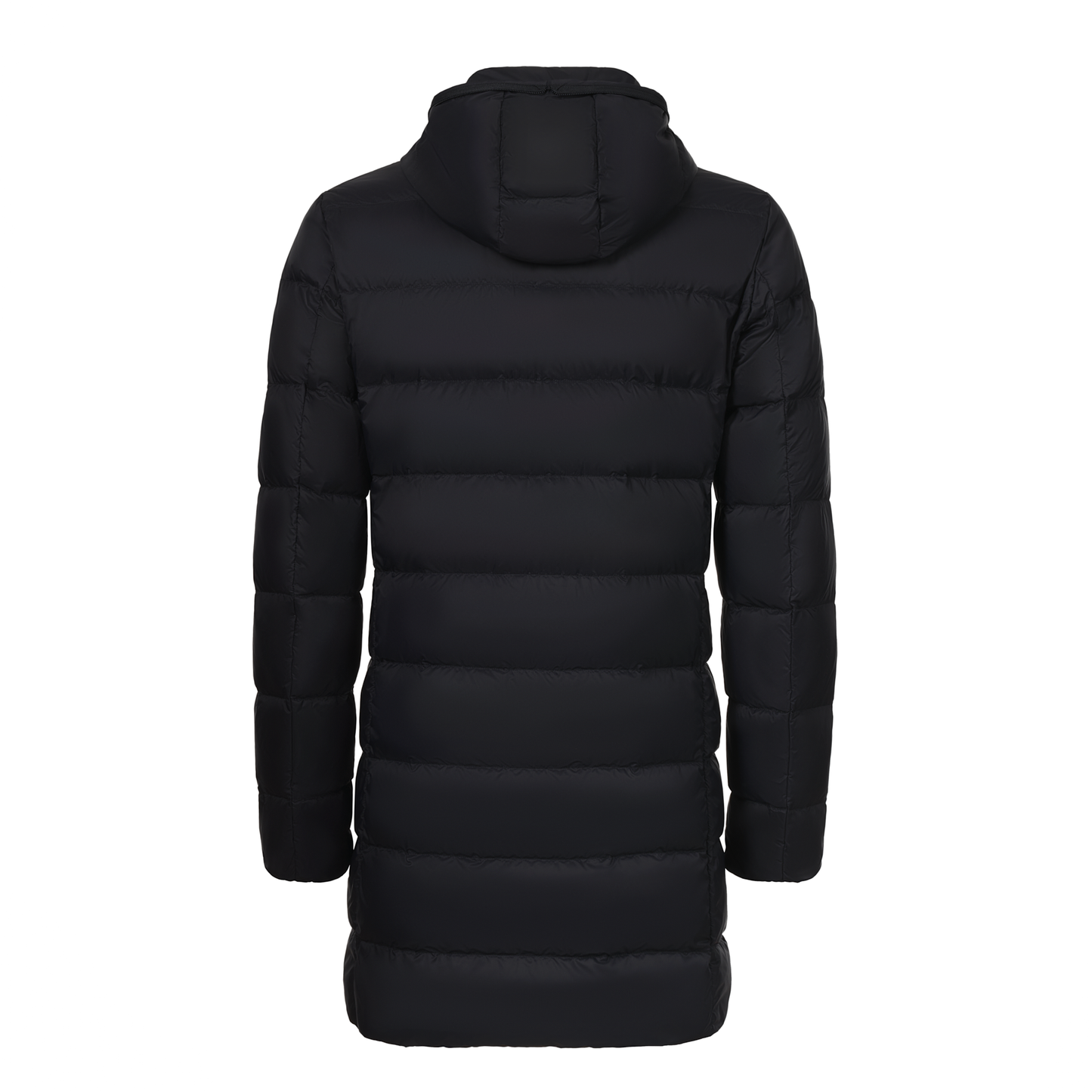 Kiton Padded Hooded Parka in Dark Blue - SARTALE