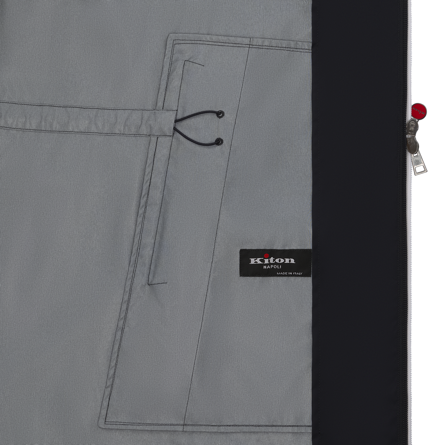 Kiton Padded Hooded Parka in Dark Blue - SARTALE