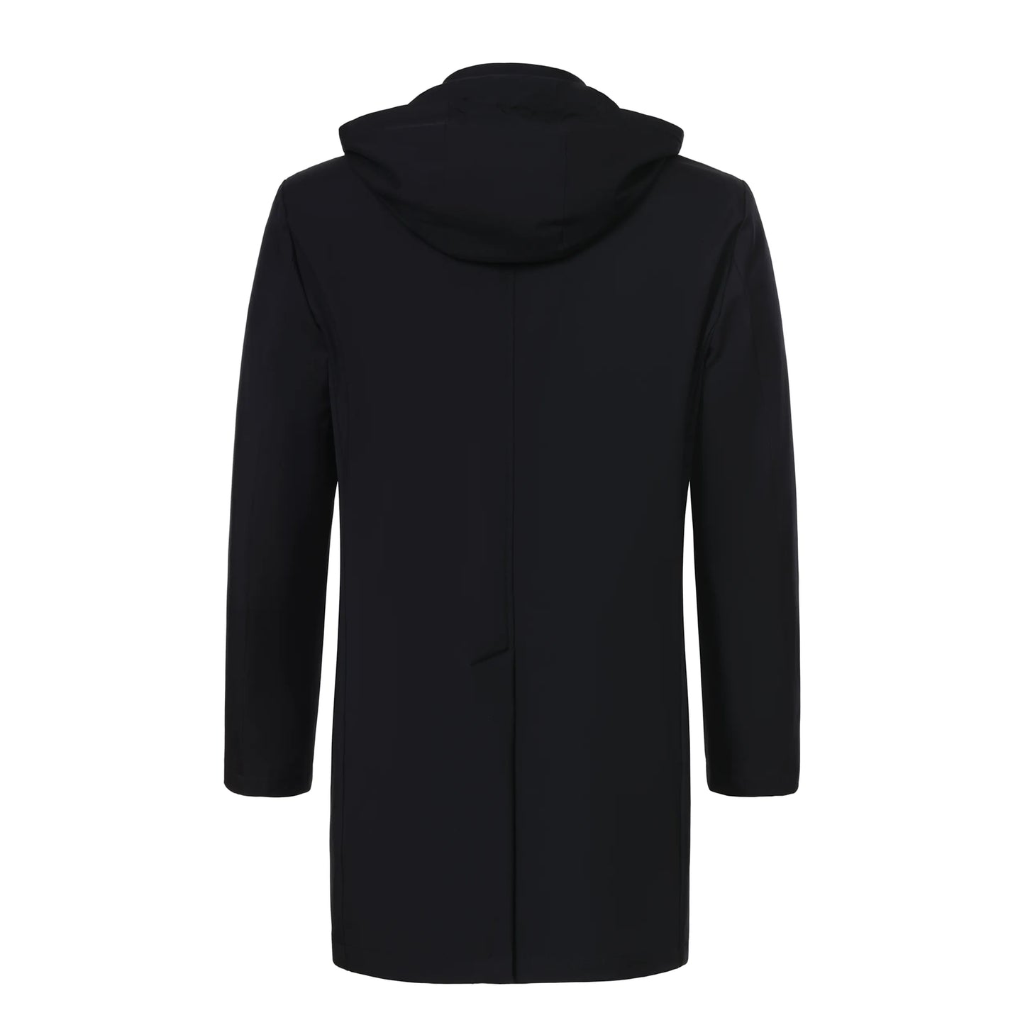 Hooded Outdoor Jacket in Dark Blue
