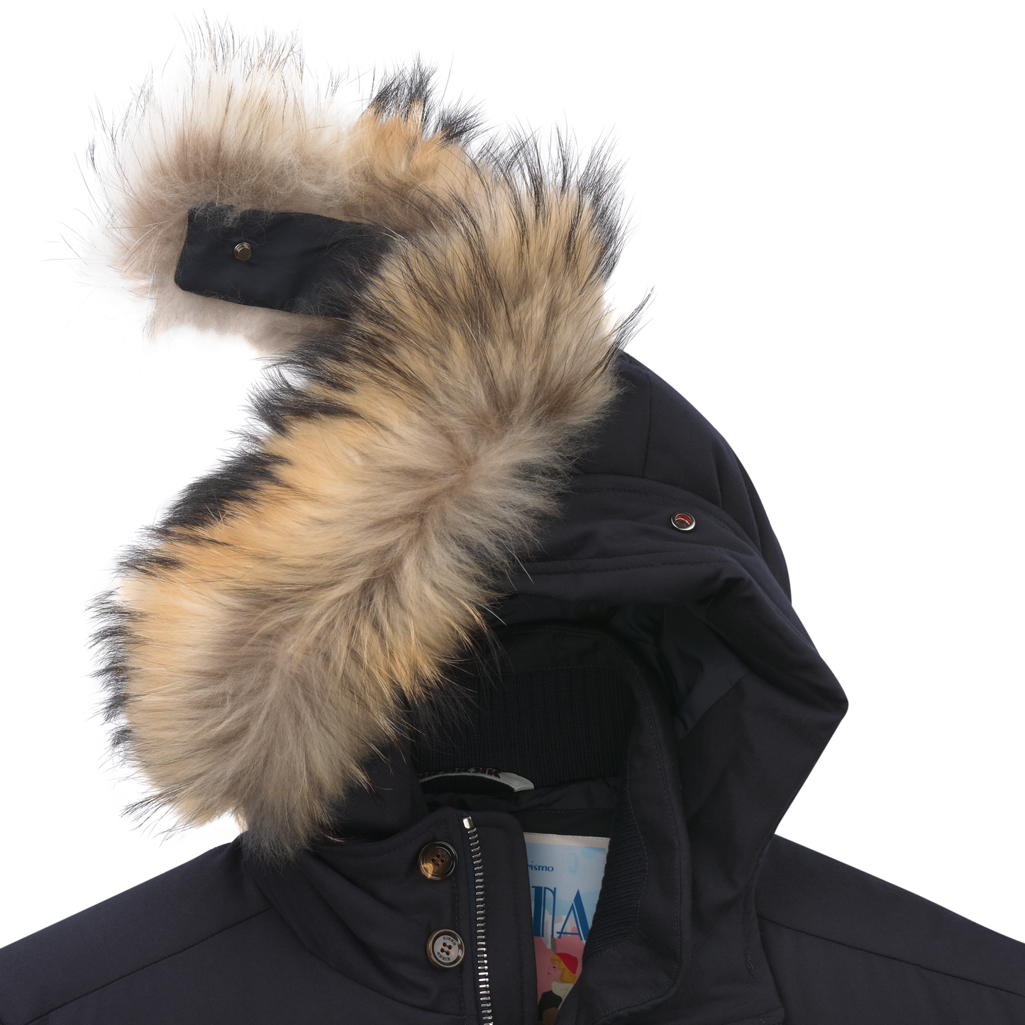 Kired Wool and Cashmere-Blend Down Parka with Fur Trimmed Hood - SARTALE