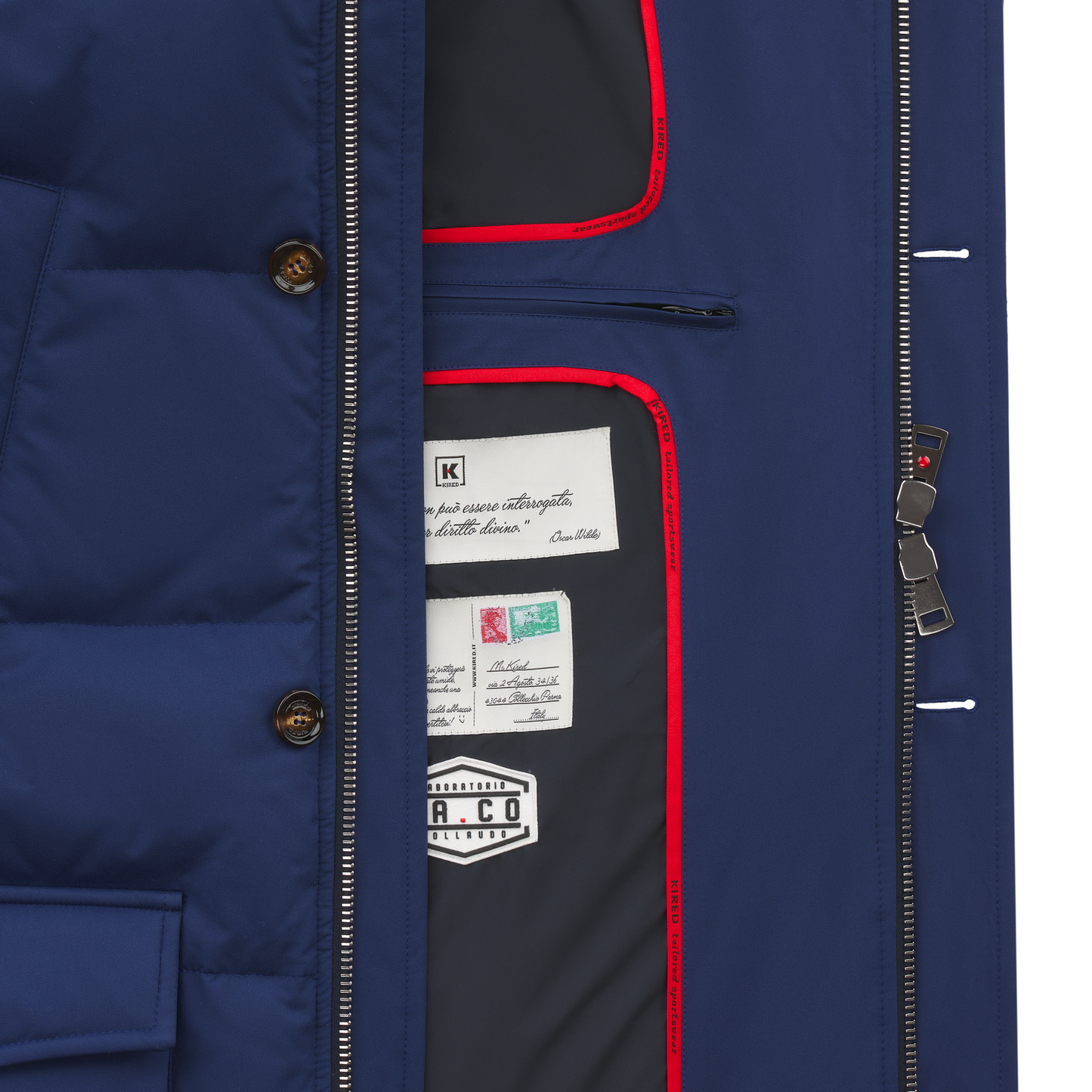 Kired Quilled Shell Down Parka with Fur Trimmed Hood - SARTALE