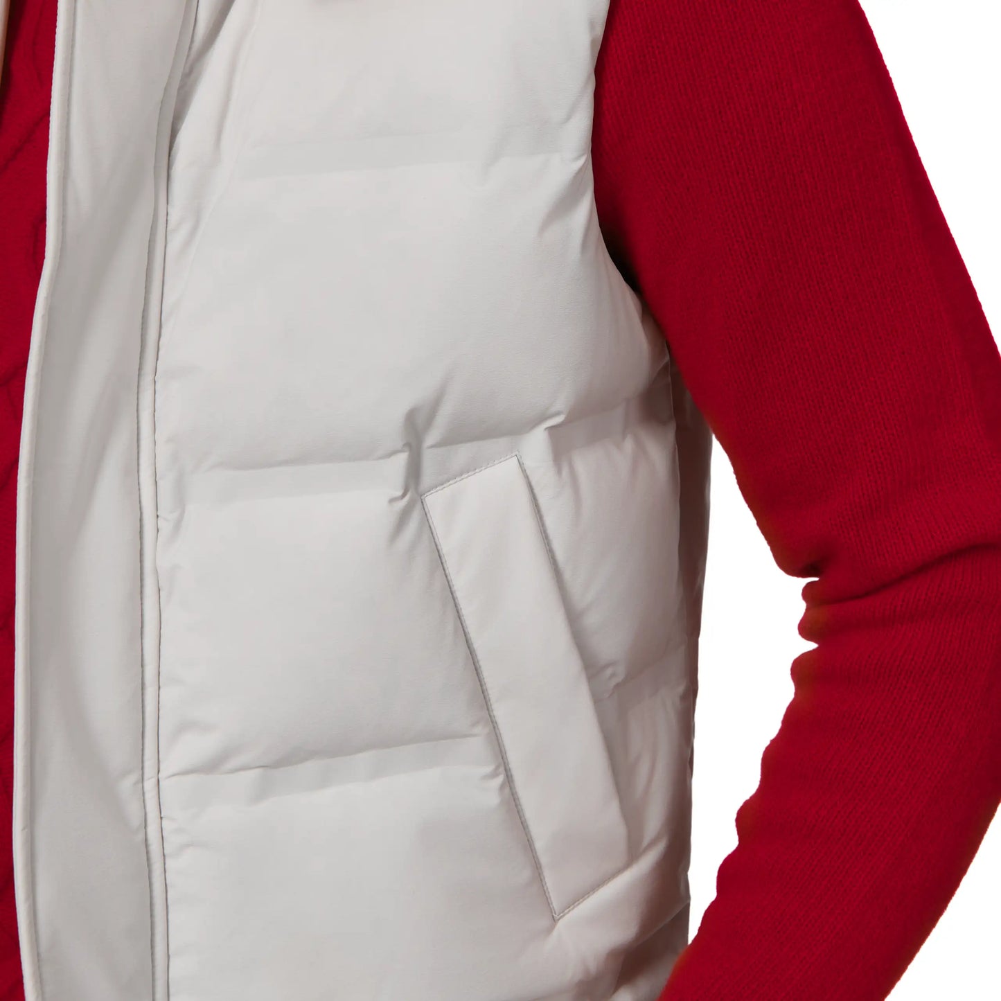 Quilted Shell Hooded Down Vest