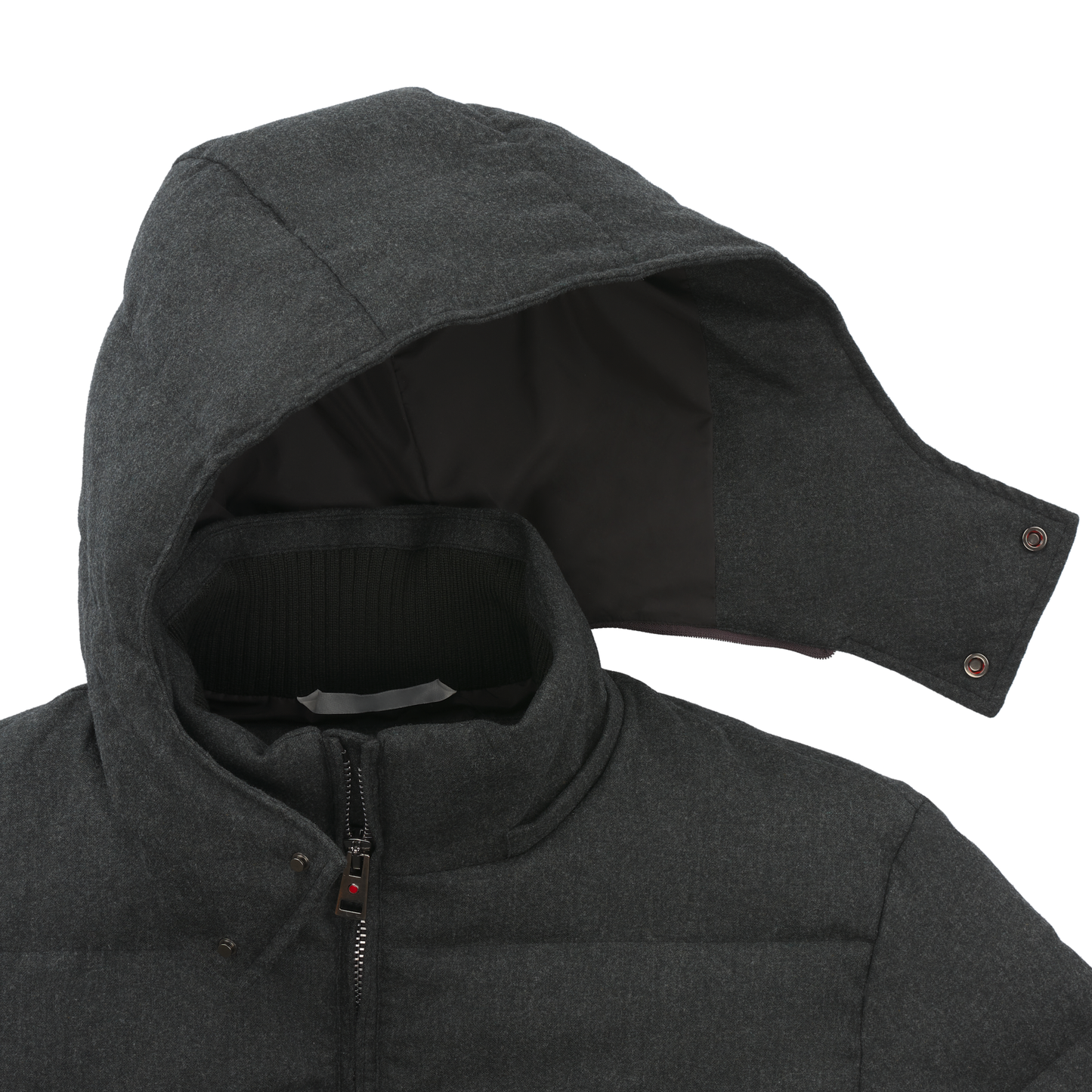 Kired Quilted Shell Wool and Silk-Blend Hooded Down Jacket - SARTALE