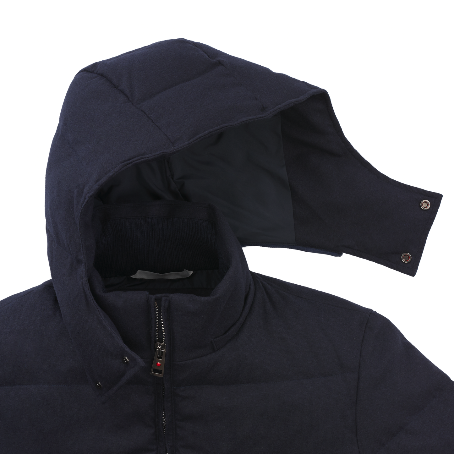 Kired Quilted Shell Wool and Silk-Blend Hooded Down Jacket - SARTALE
