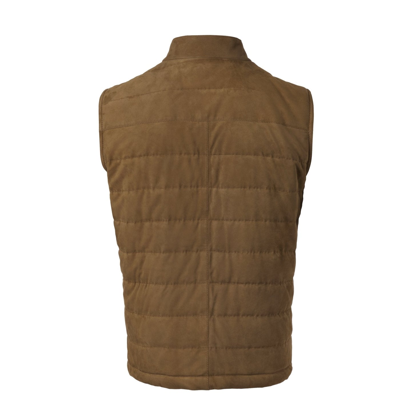 Kired Quilted Suede Vest - SARTALE