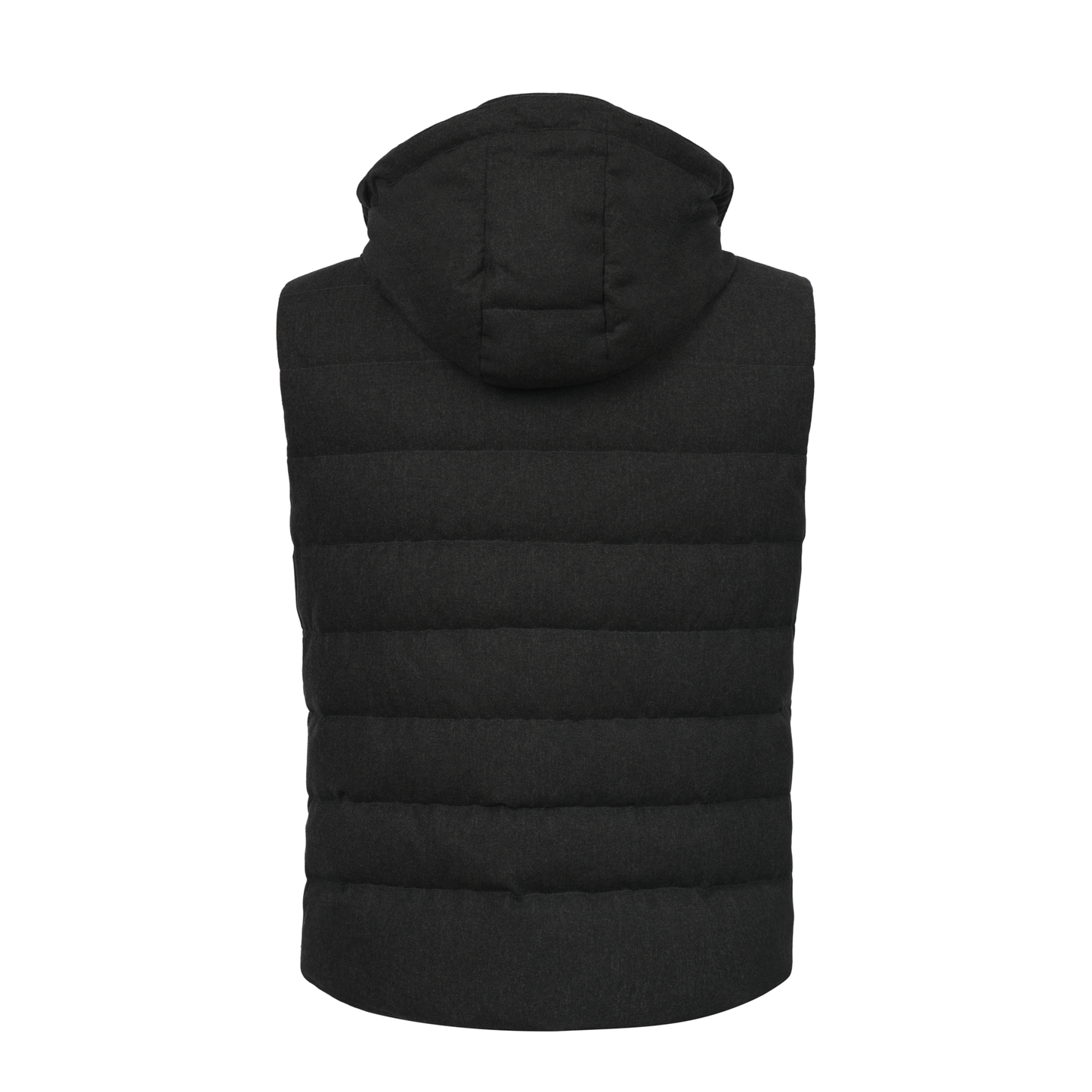 Kired Quilted Shell Hooded Down Vest - SARTALE