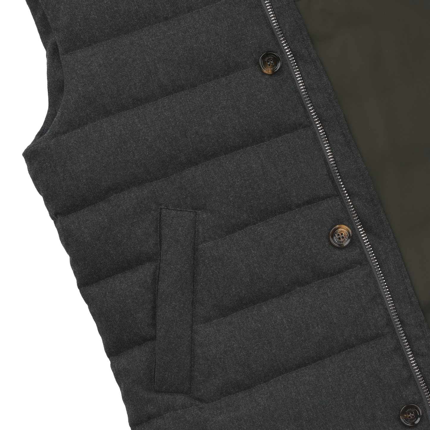Kired Quilted Shell Hooded Down Vest - SARTALE