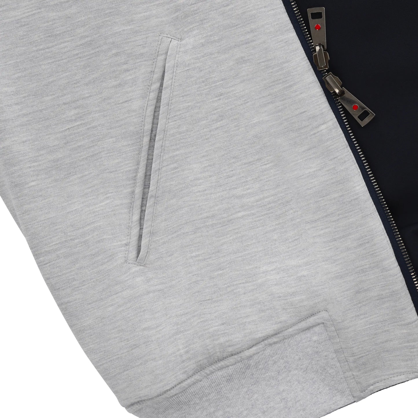 Hooded Reversible Bomber in Dark Blue