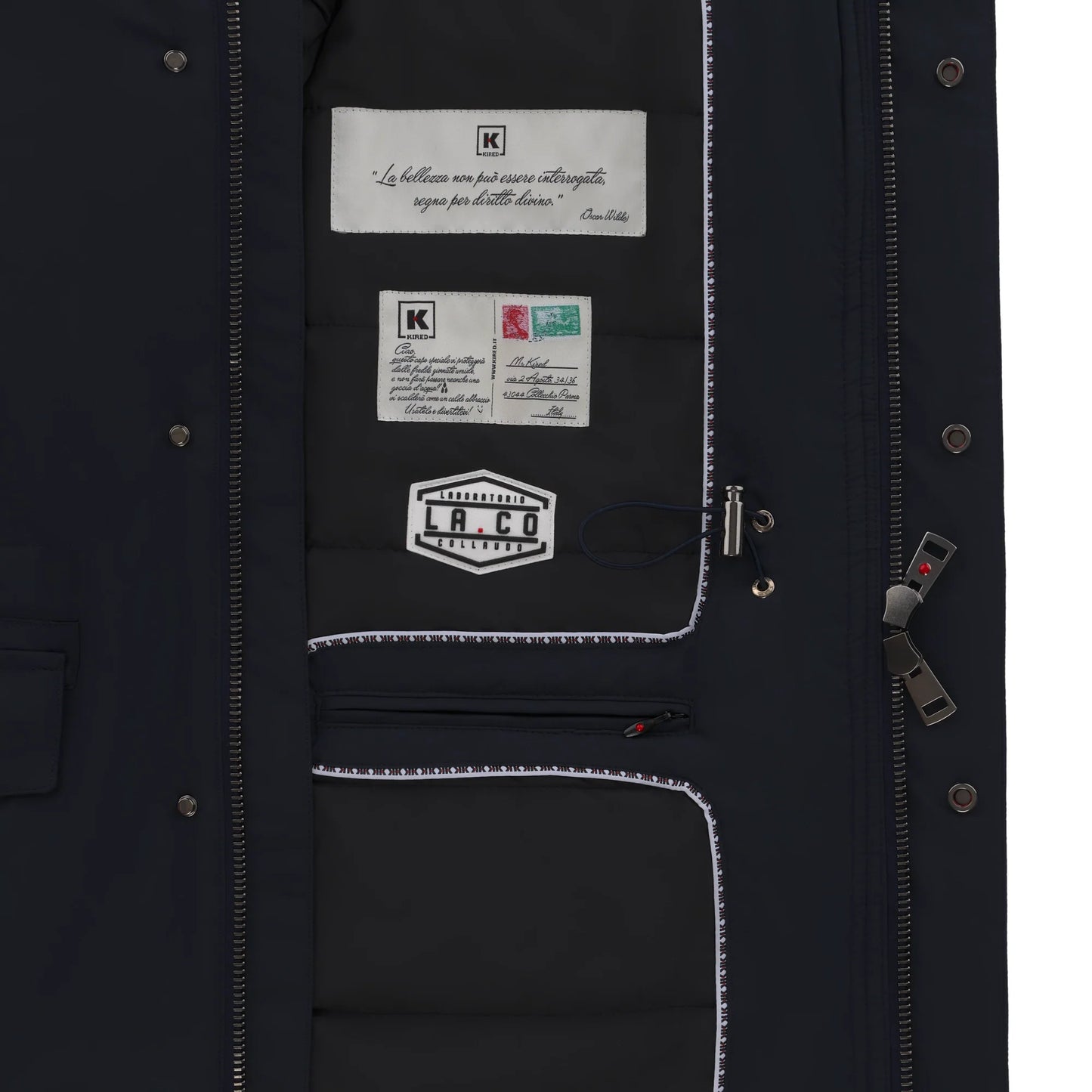 Hooded Field Jacket in Blue