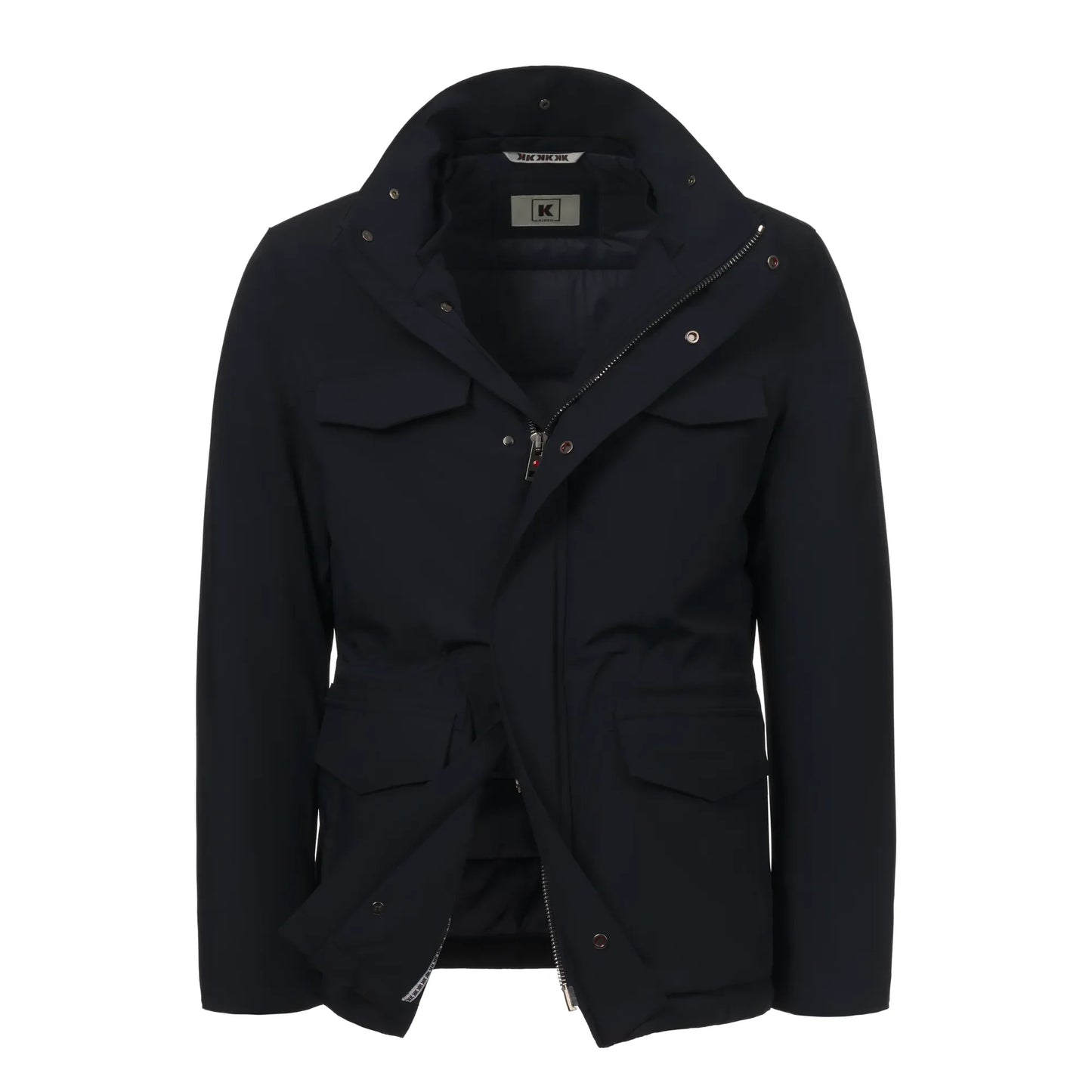 Hooded Field Jacket in Navy Blue