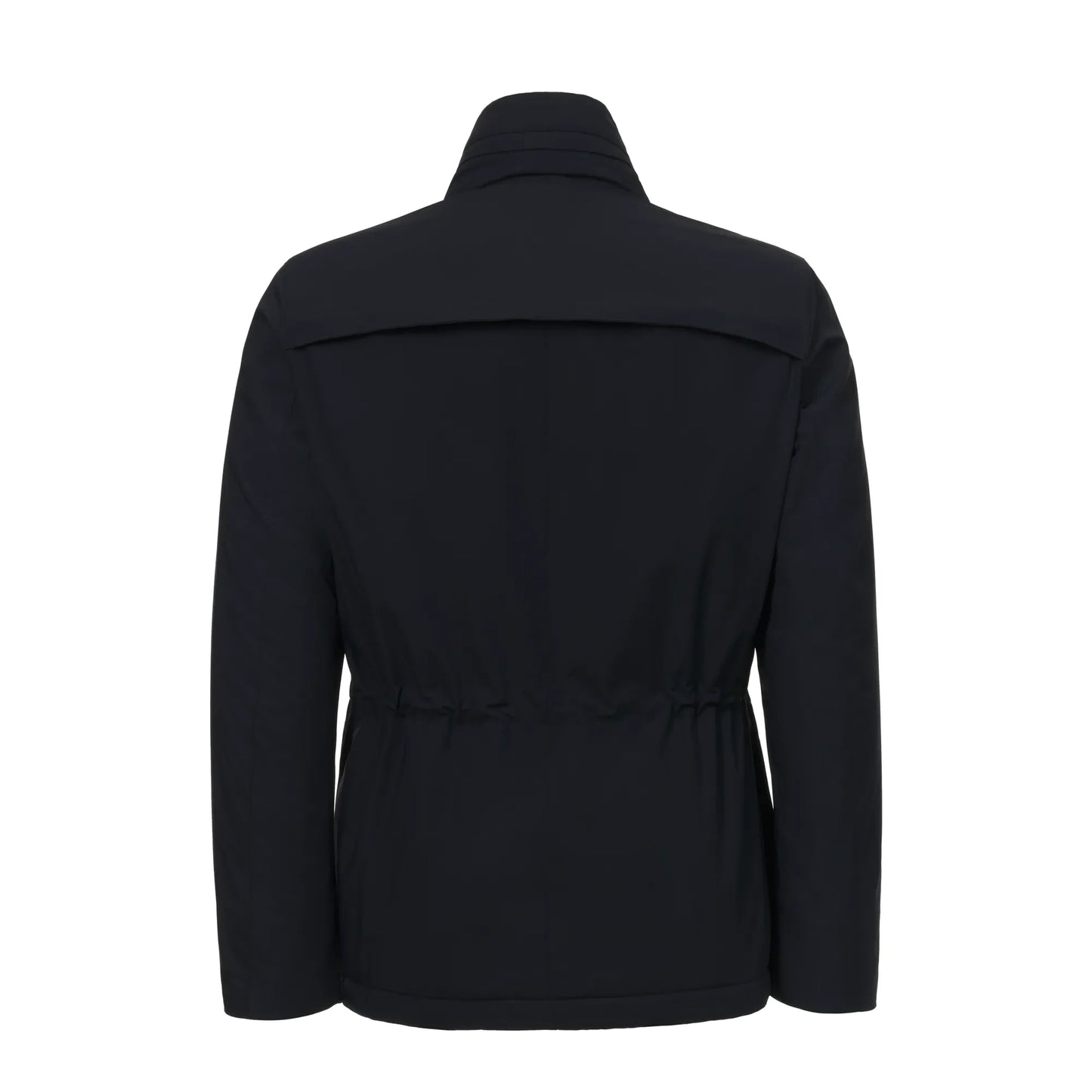 Hooded Field Jacket in Navy Blue