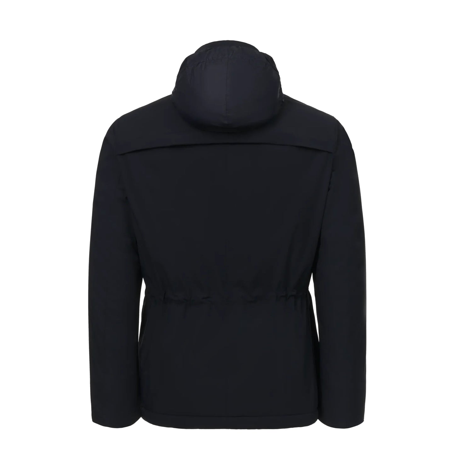 Hooded Field Jacket in Navy Blue