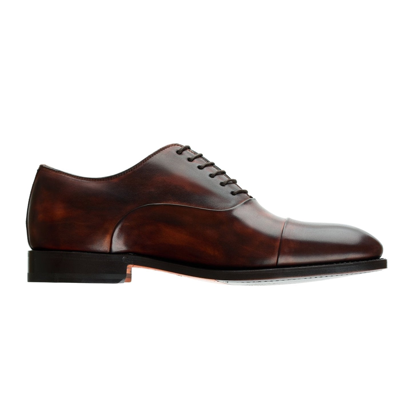 Bontoni "Zaffiro" Six-Eyelet Oxford with Folded-Edge Cap Toe Detail - SARTALE